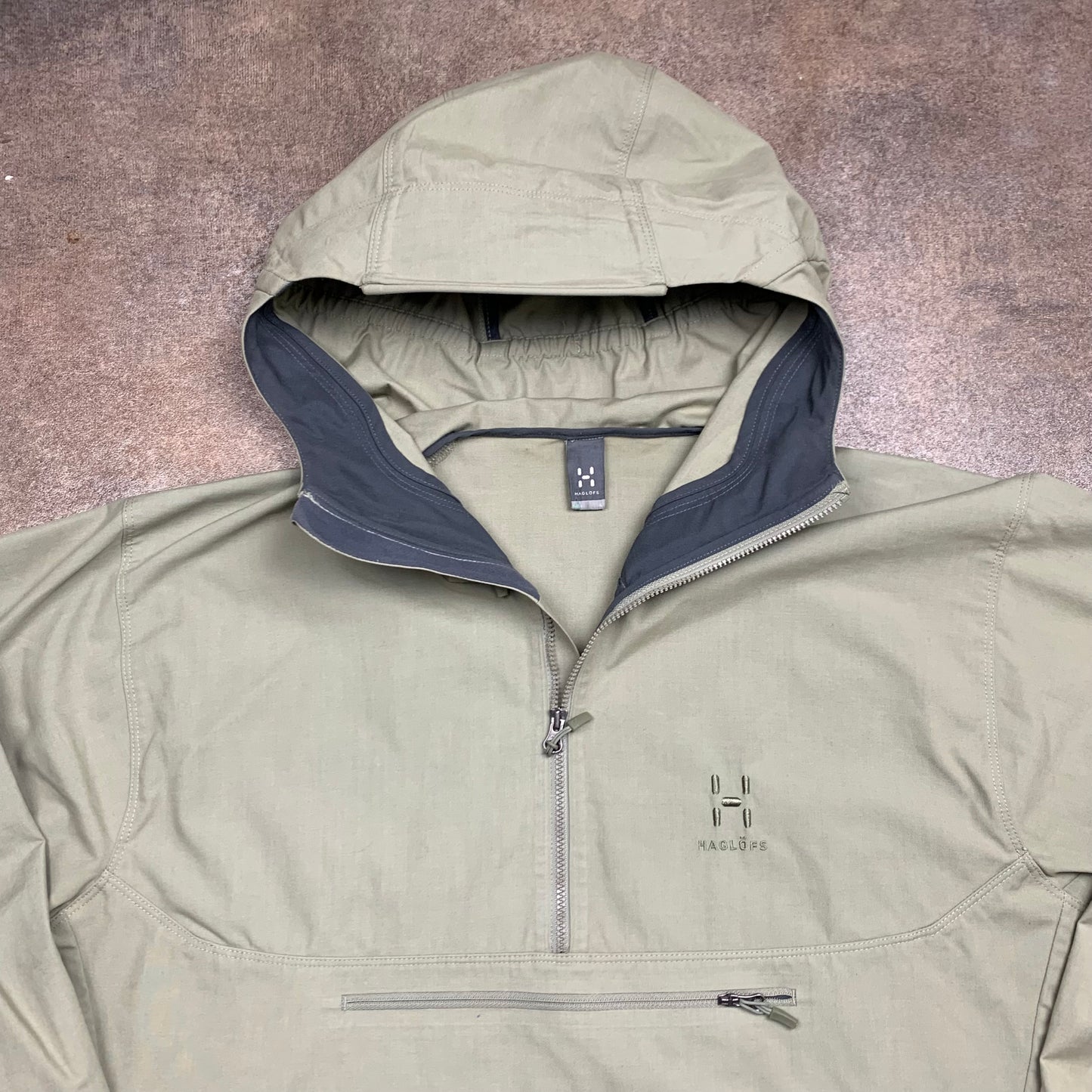 Haglöfs beige-khaki utilised sample jacket