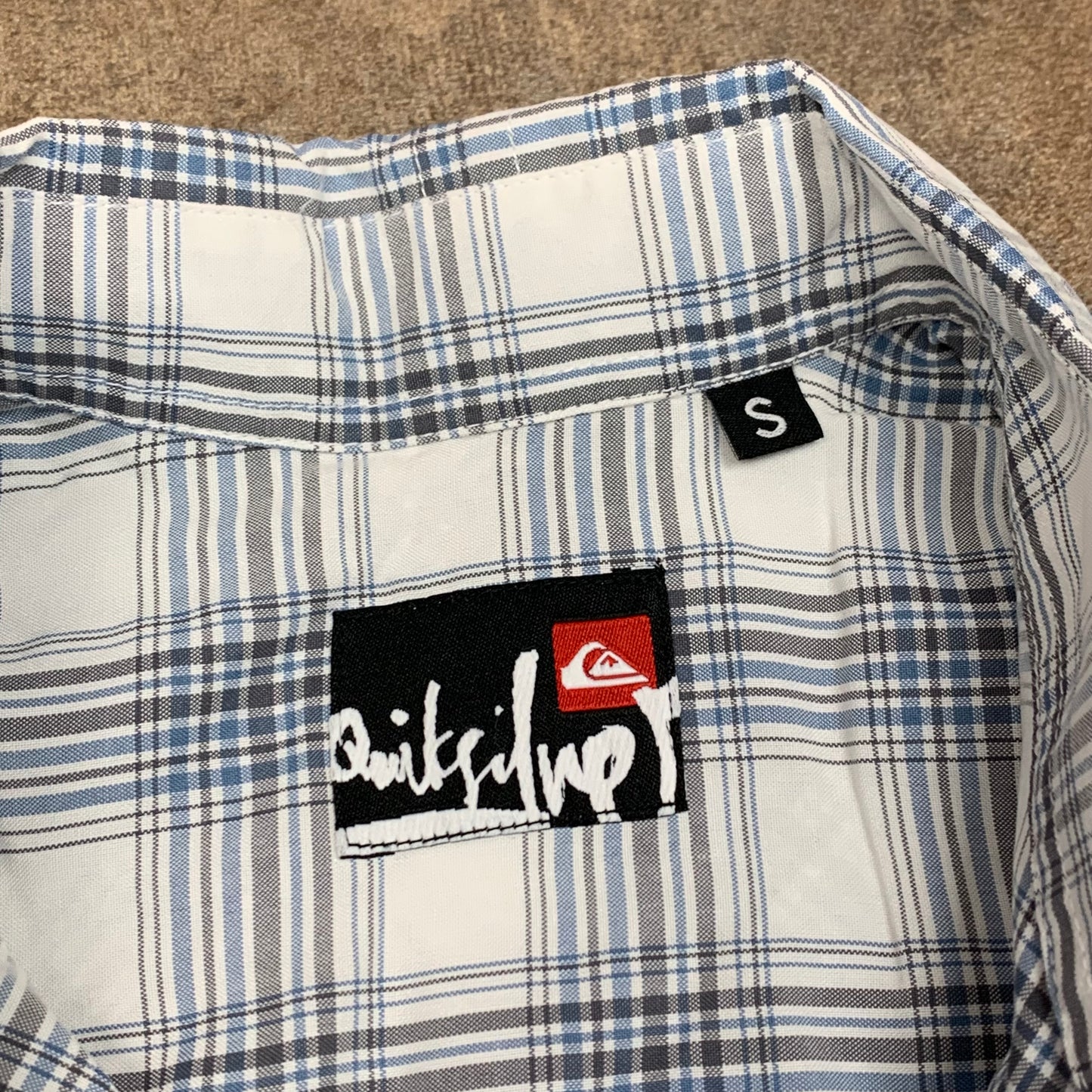Quiksilver 00s plaid button shirt
