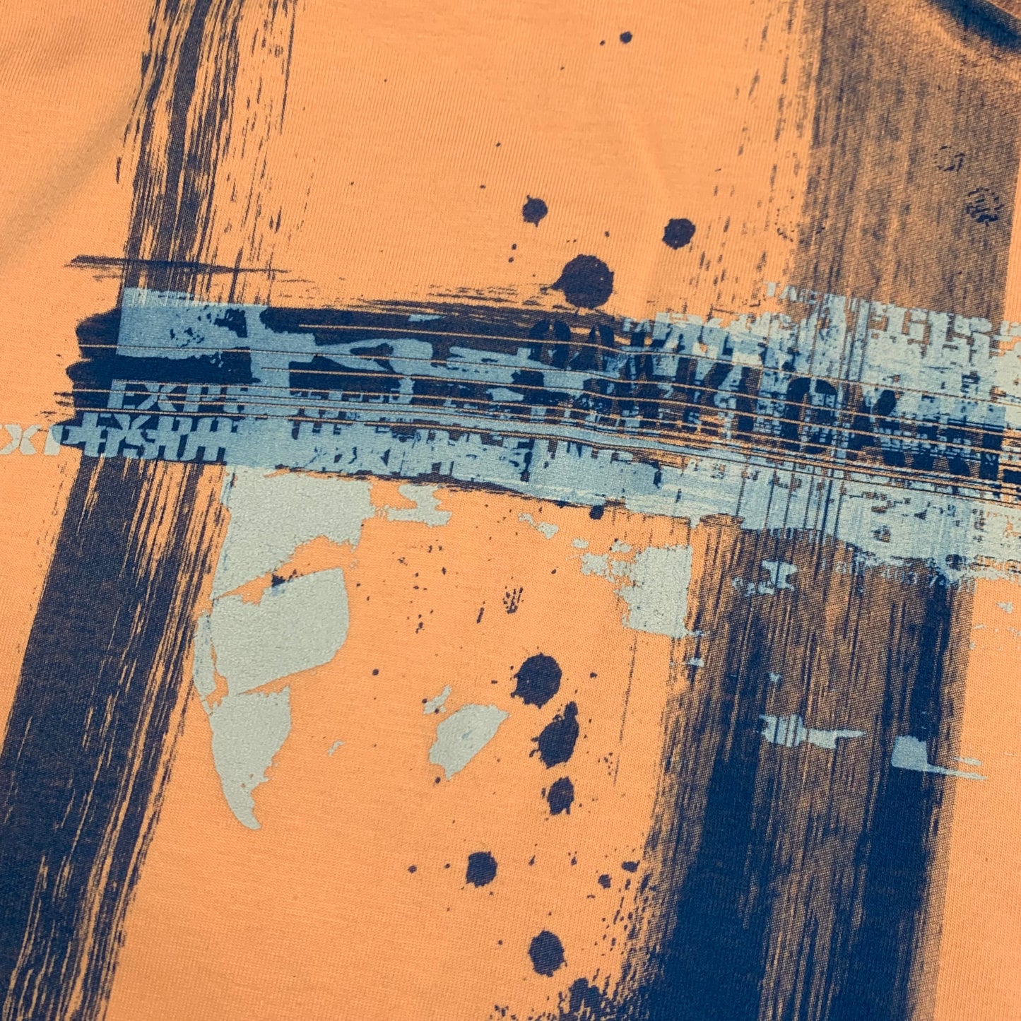 Oakley 00s pink blue graphic tee