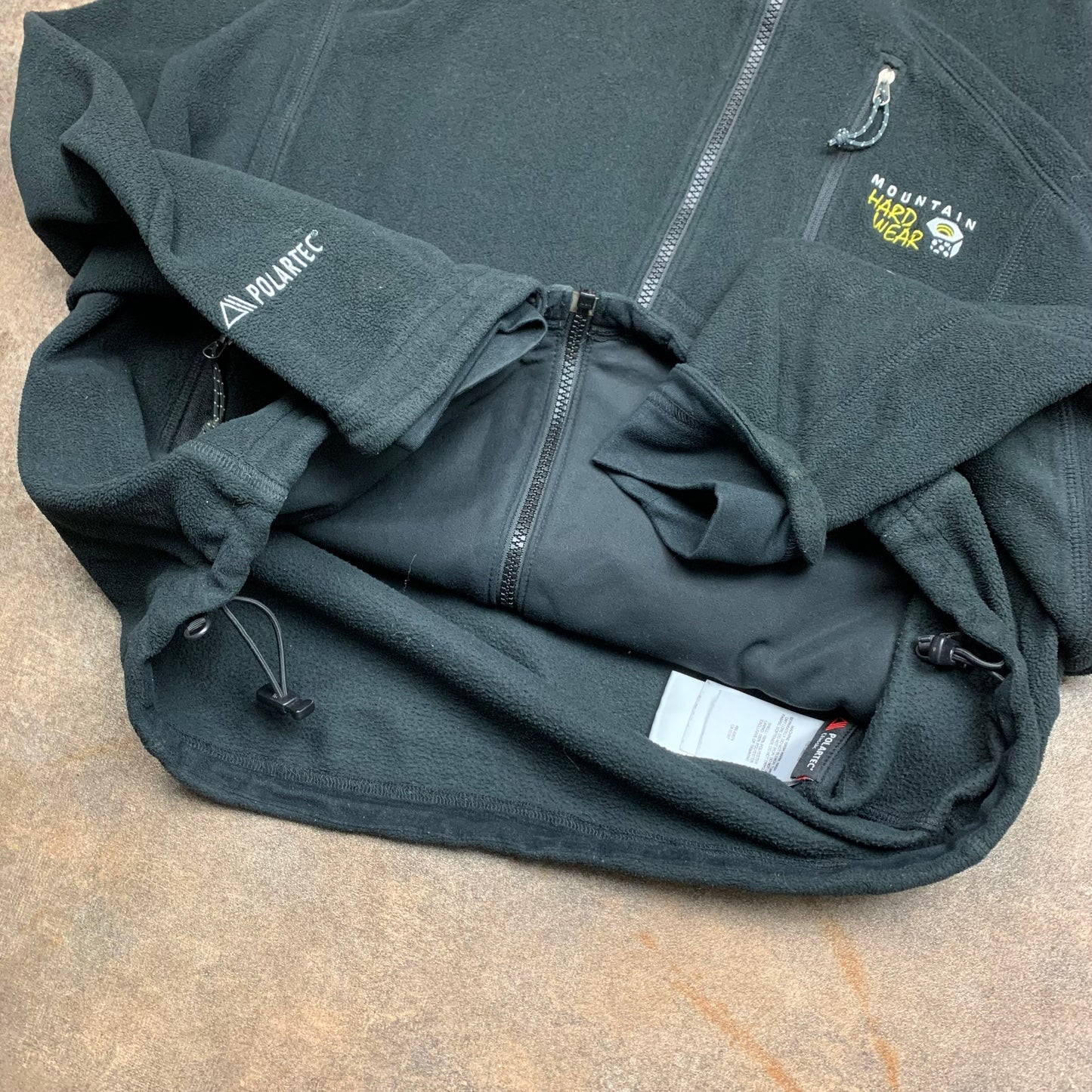 Mountain Hardwear 00s black zip fleece