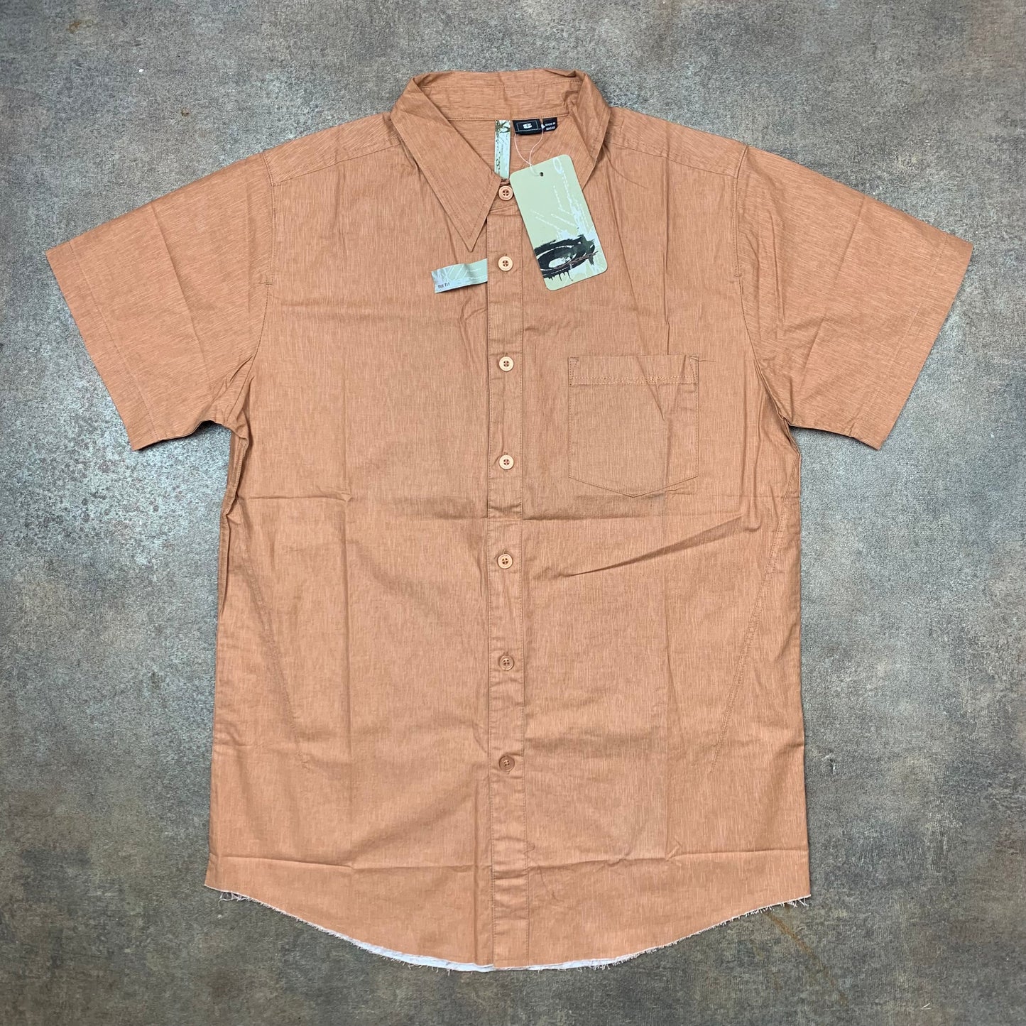 Oakley 00s salmon button shirt
