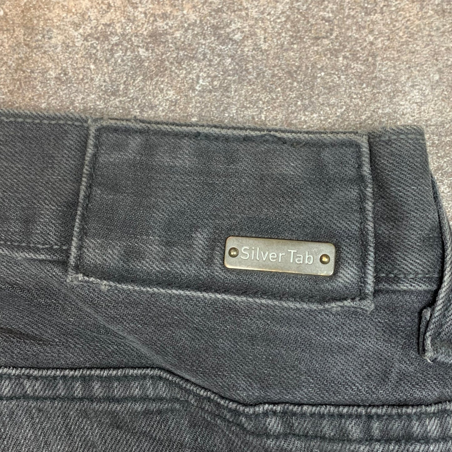 Levi's Silvertab 00s black grey baggy jeans