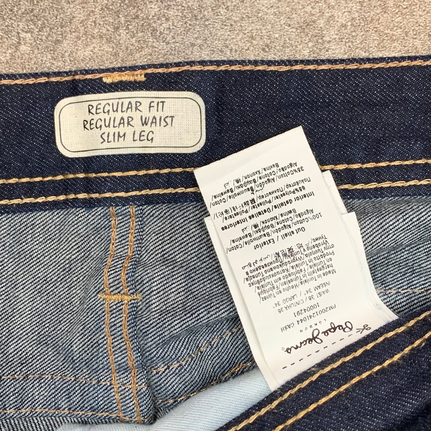Pepe Jeans London navy jeans