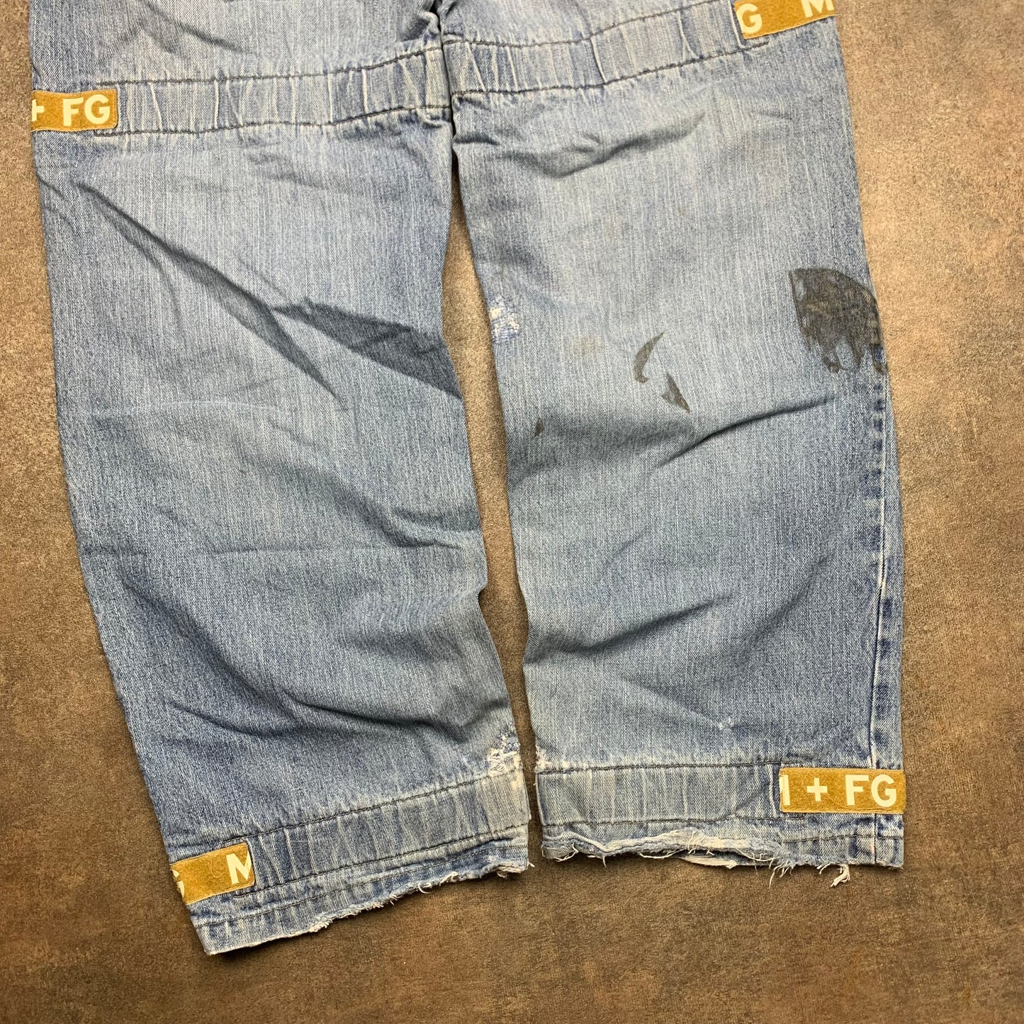 Marithé + François Girbaud 00s baggy velcro jeans