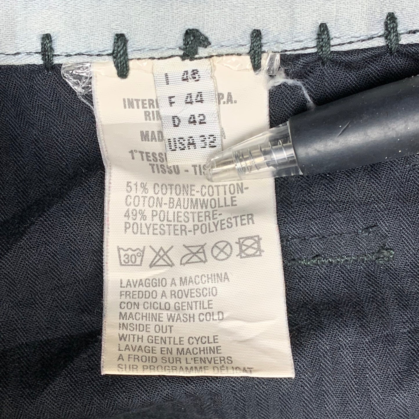 Marithé + François Girbaud 00s corduroy twisted jeans