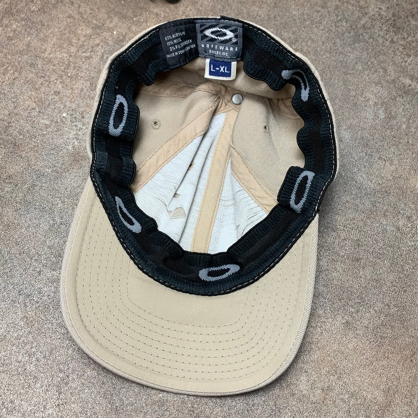 Oakley Software 90s cream logo cap