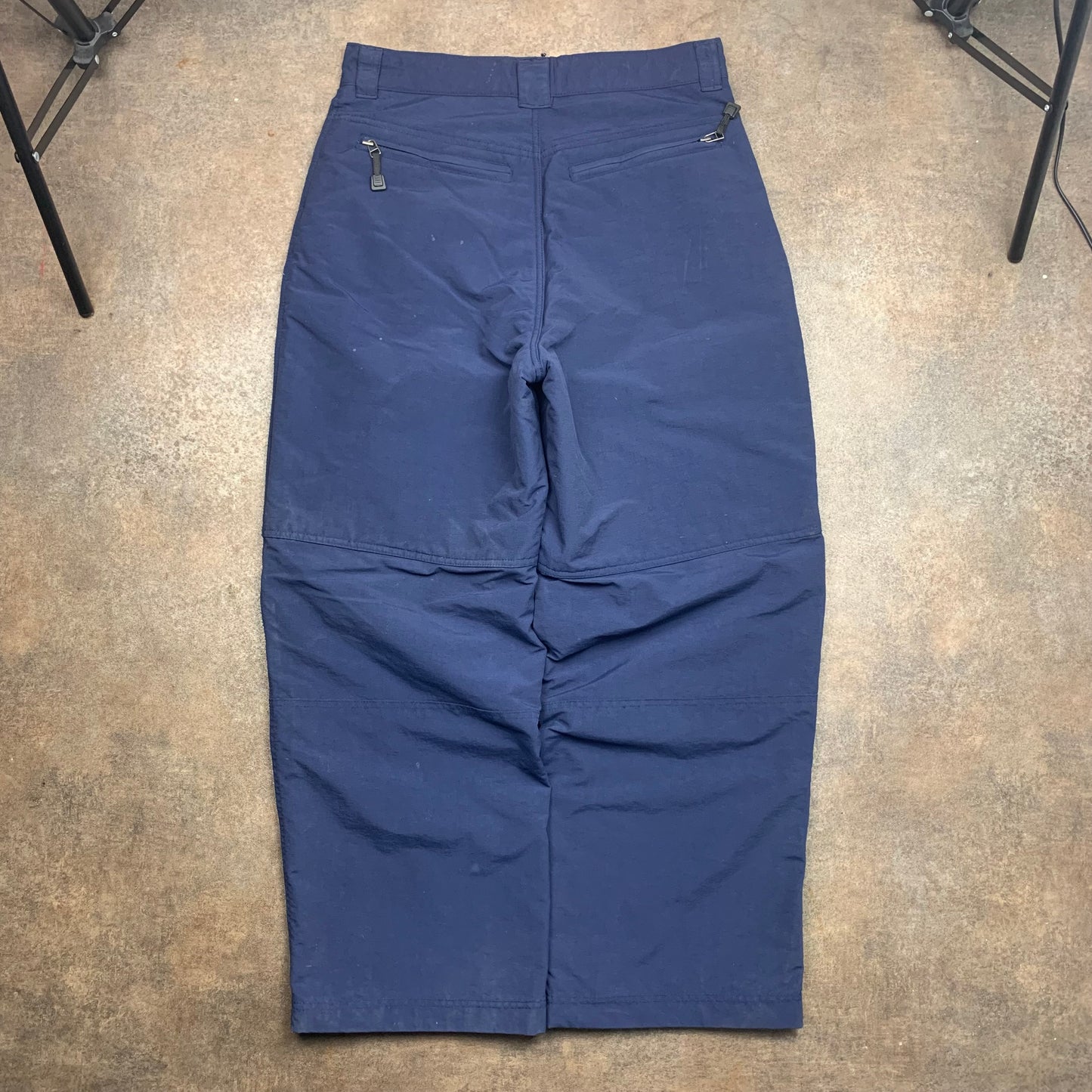 Ocean Pacific 90s navy baggy salopettes