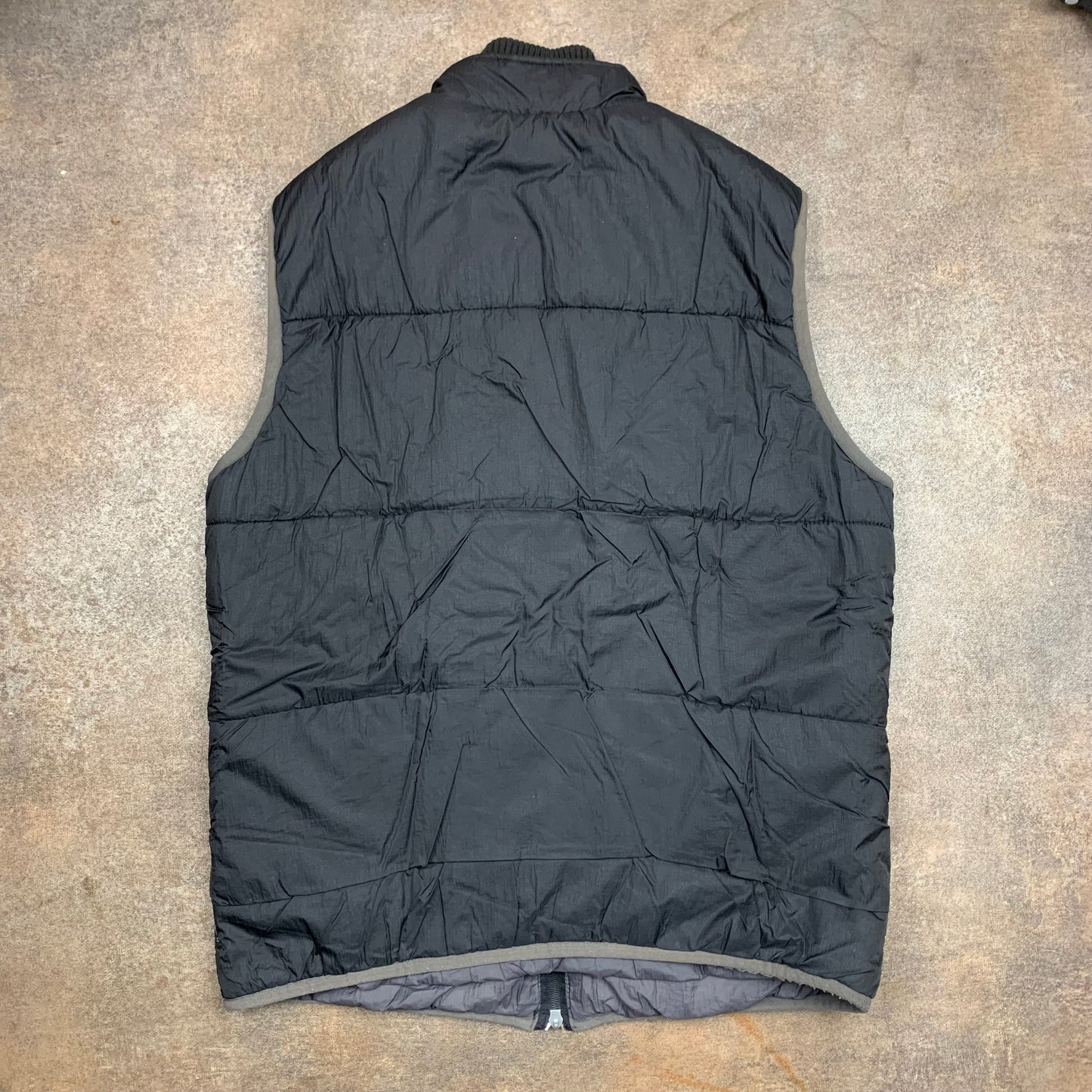 Armani Jeans 00s black puffer gilet