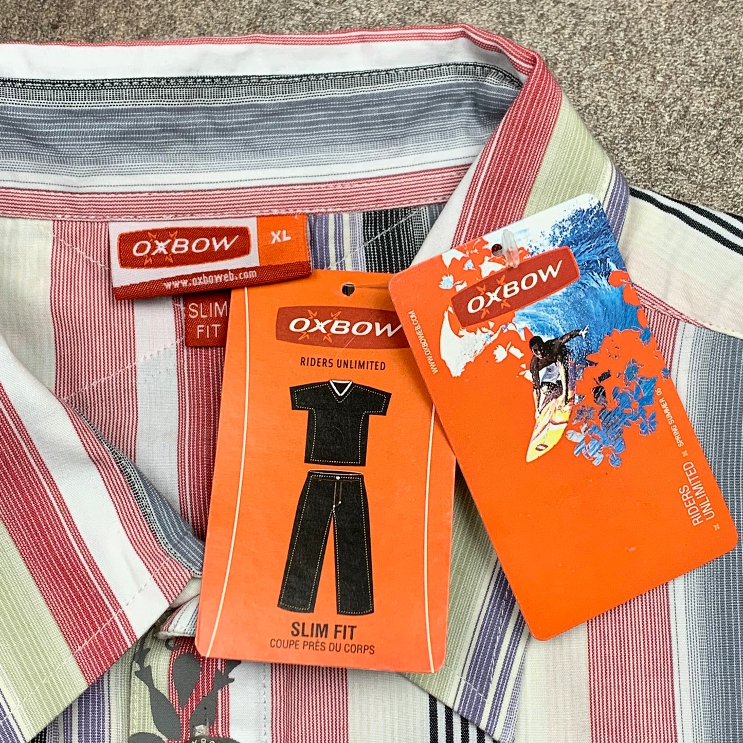 Oxbow 00s deadstock graphic button shirt
