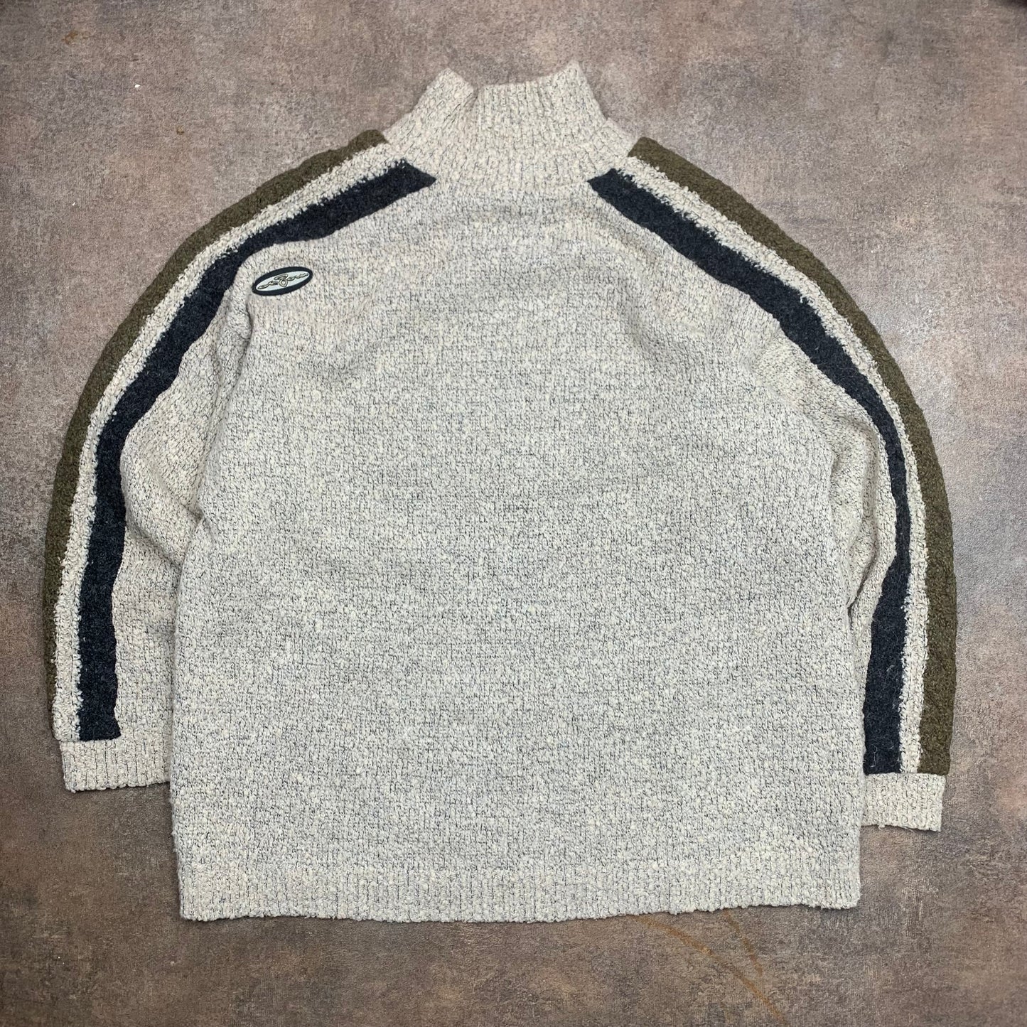 Oxbow 90s chunky knit graphic jumper