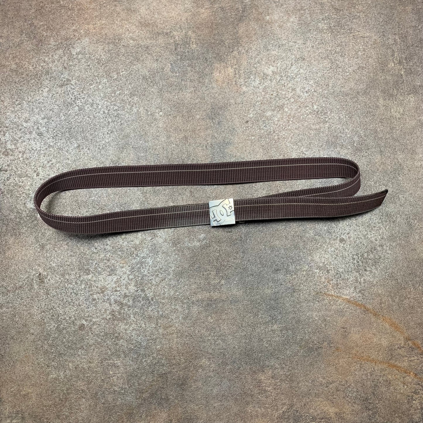 DC Shoes 00s brown grunge belt