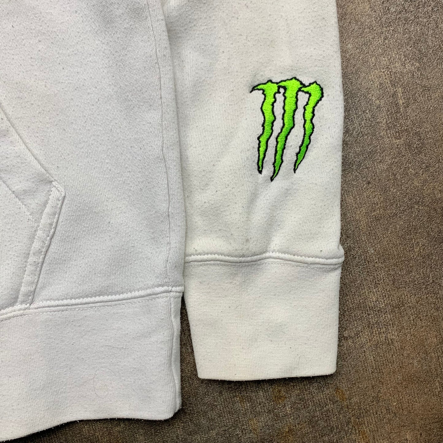 Fox Racing Monster Energy 00s graphic grunge hoodie