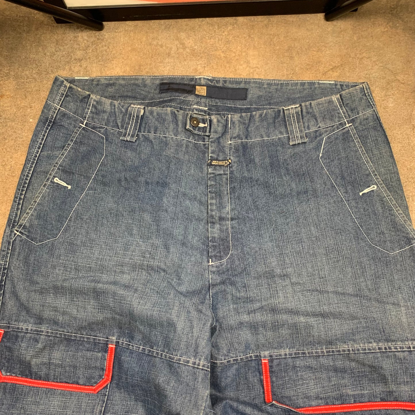 Marithé + François Girbaud 00s baggy velcro jeans