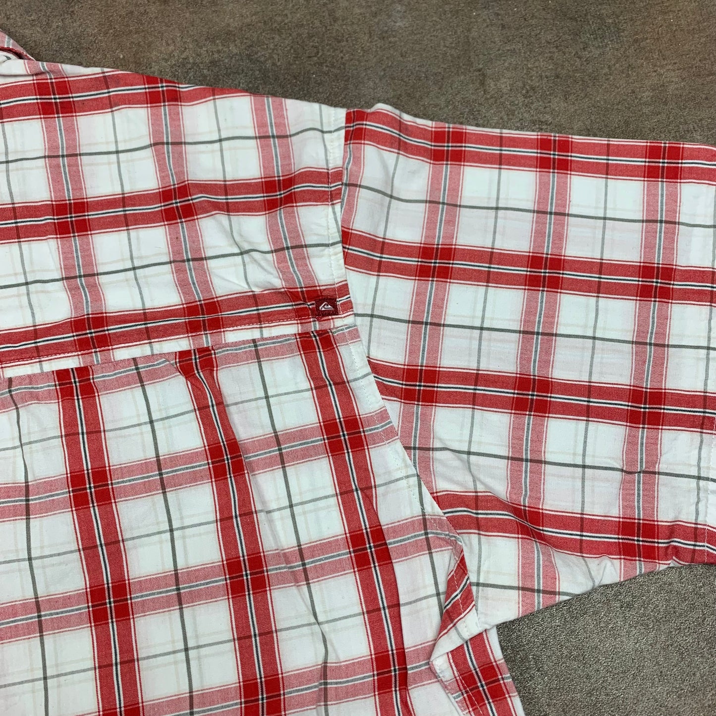 Quiksilver 00s plaid button shirt