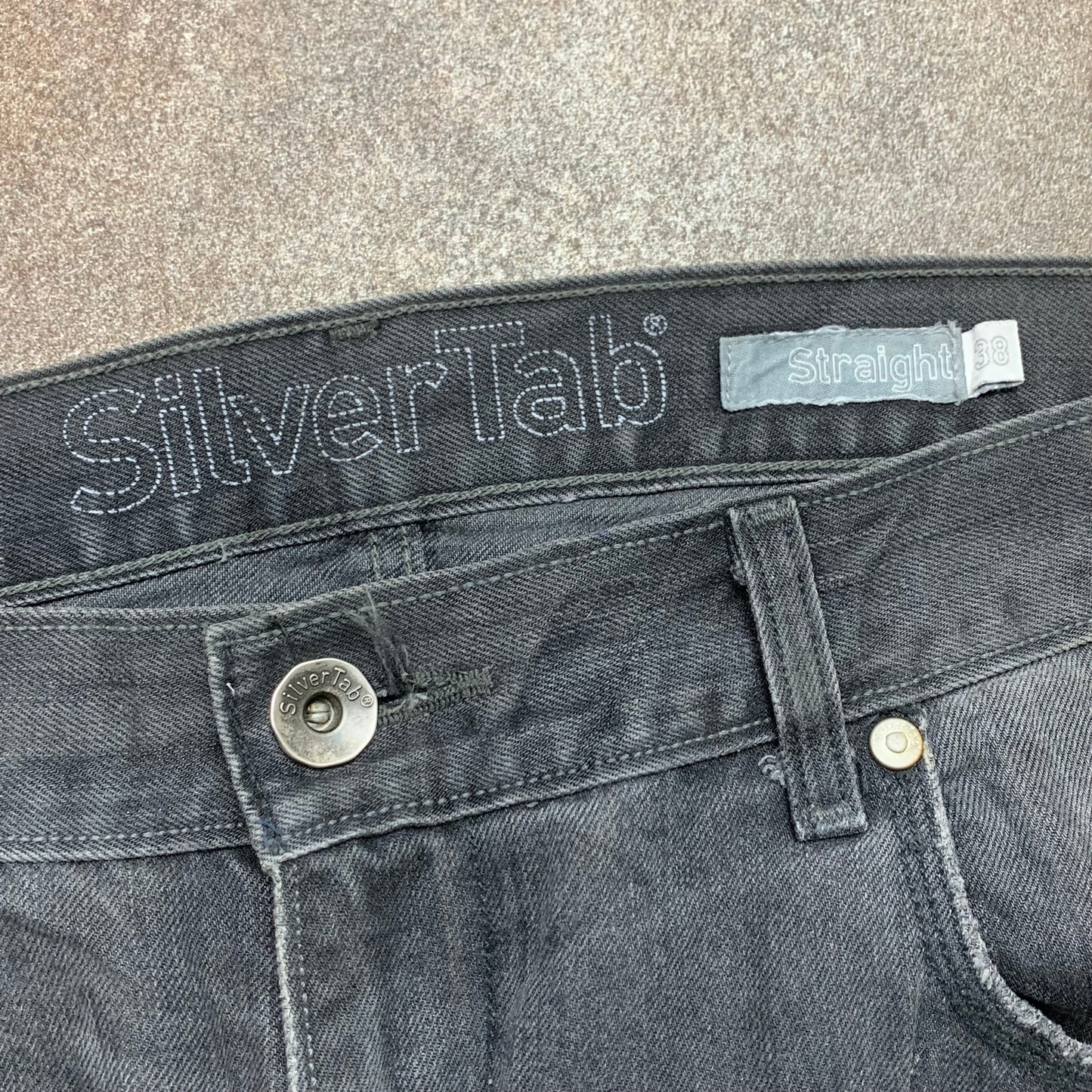 Levi's Silvertab 00s black grey baggy jeans