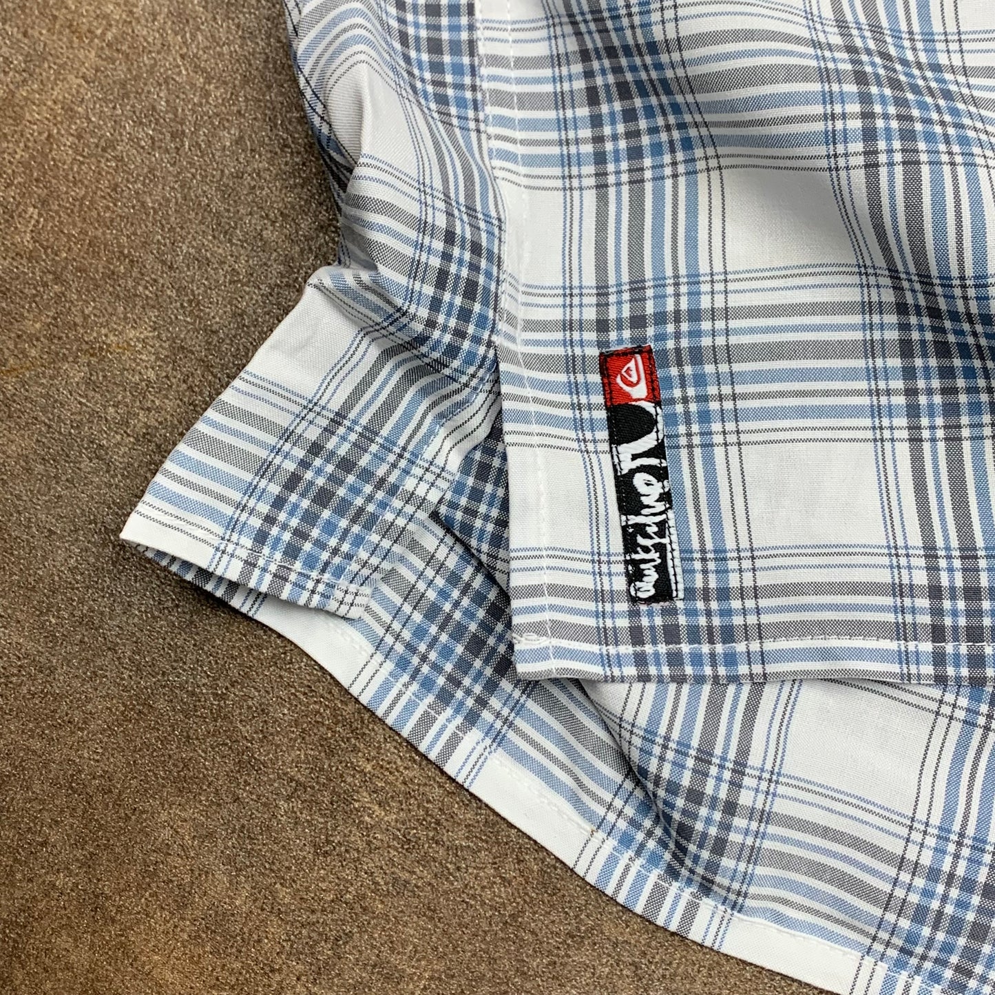 Quiksilver 00s plaid button shirt