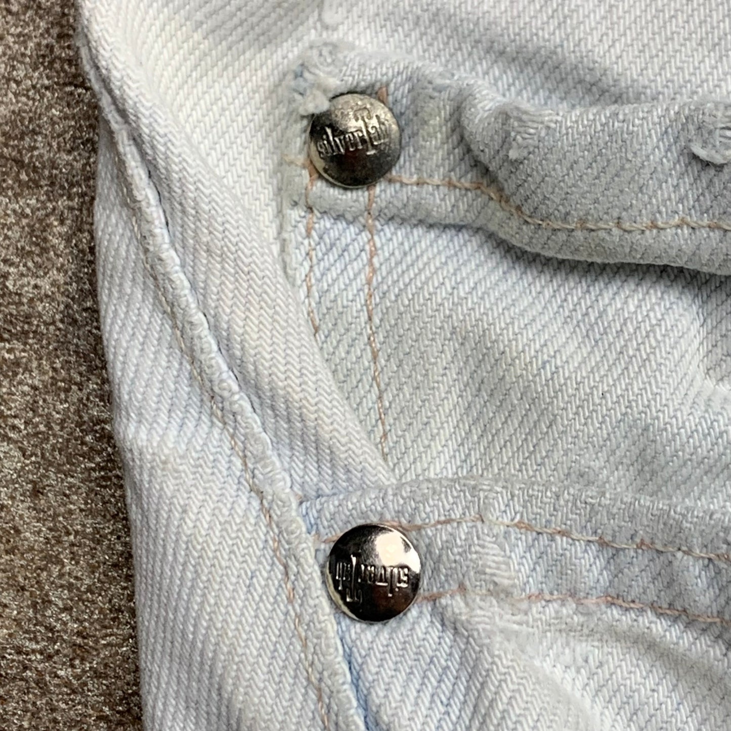 Levi's Silvertab 00s white baggy jeans