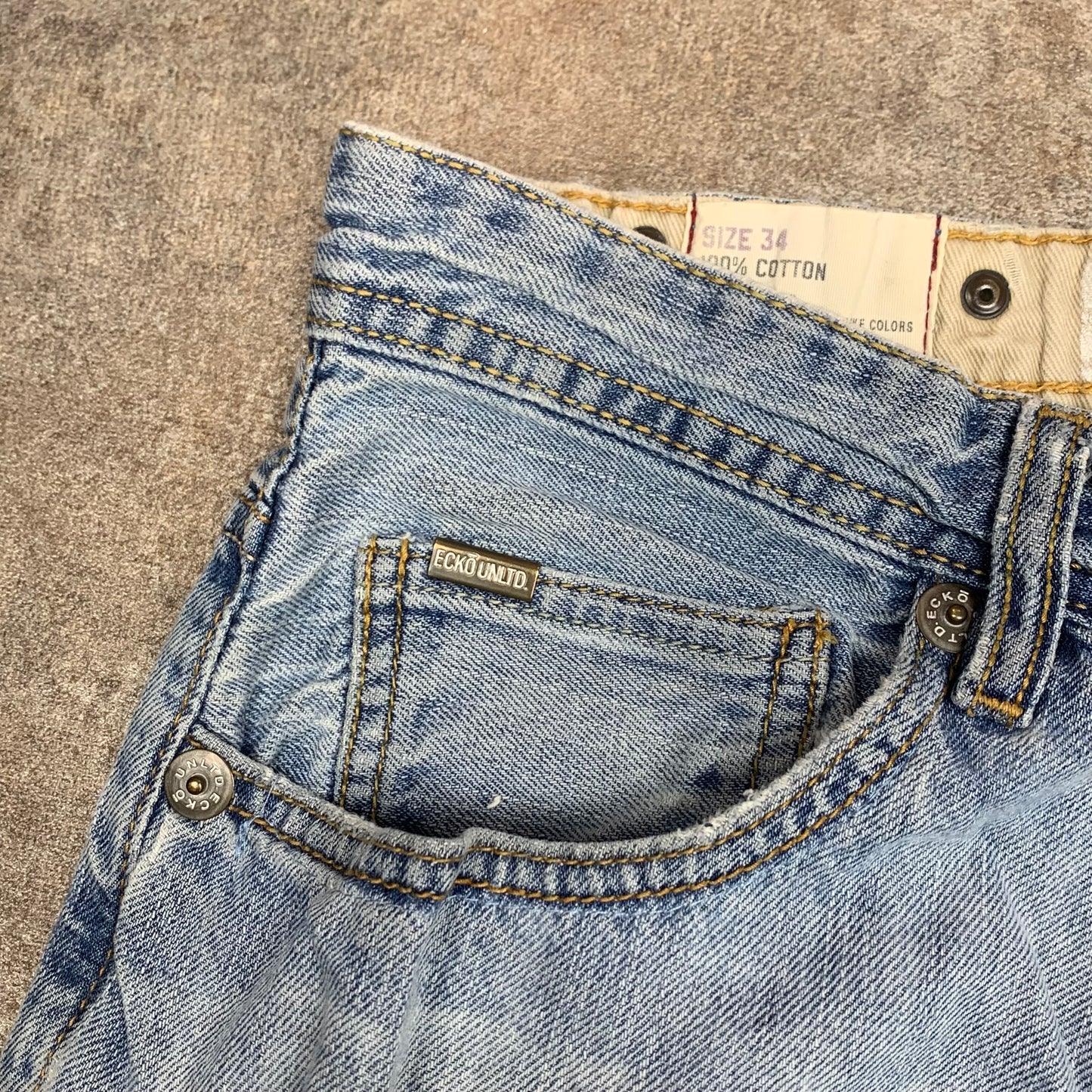 Ecko Unltd. 00s baggy embroidered jeans