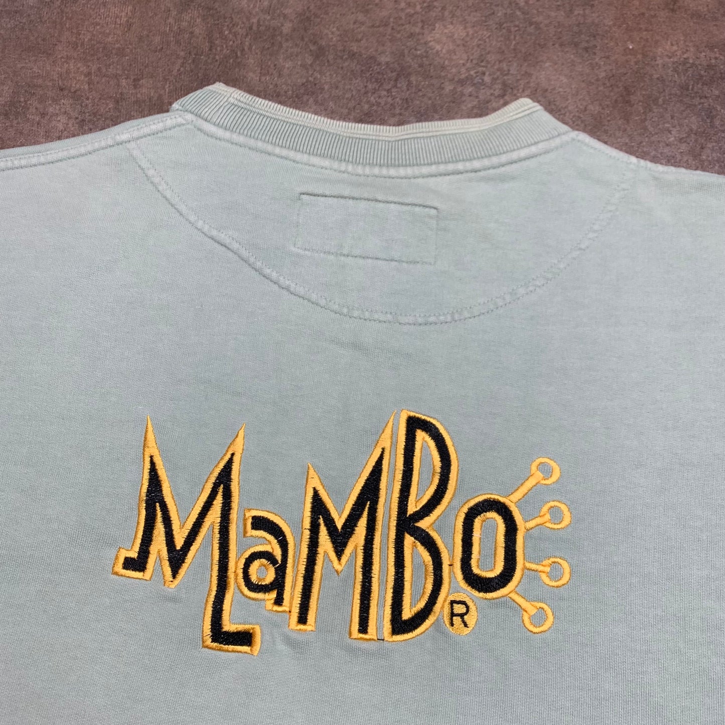 Mambo 90s mint green graphic boxy sweatshirt