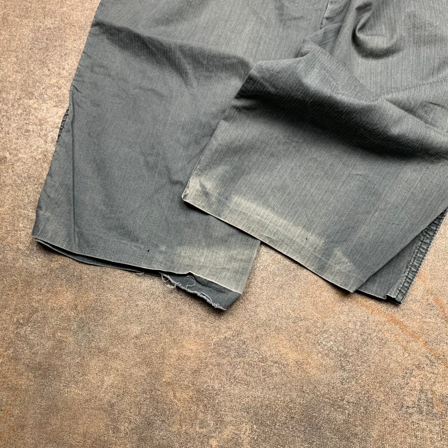 Lambretta 90s grey baggy cargo 3/4 jeans
