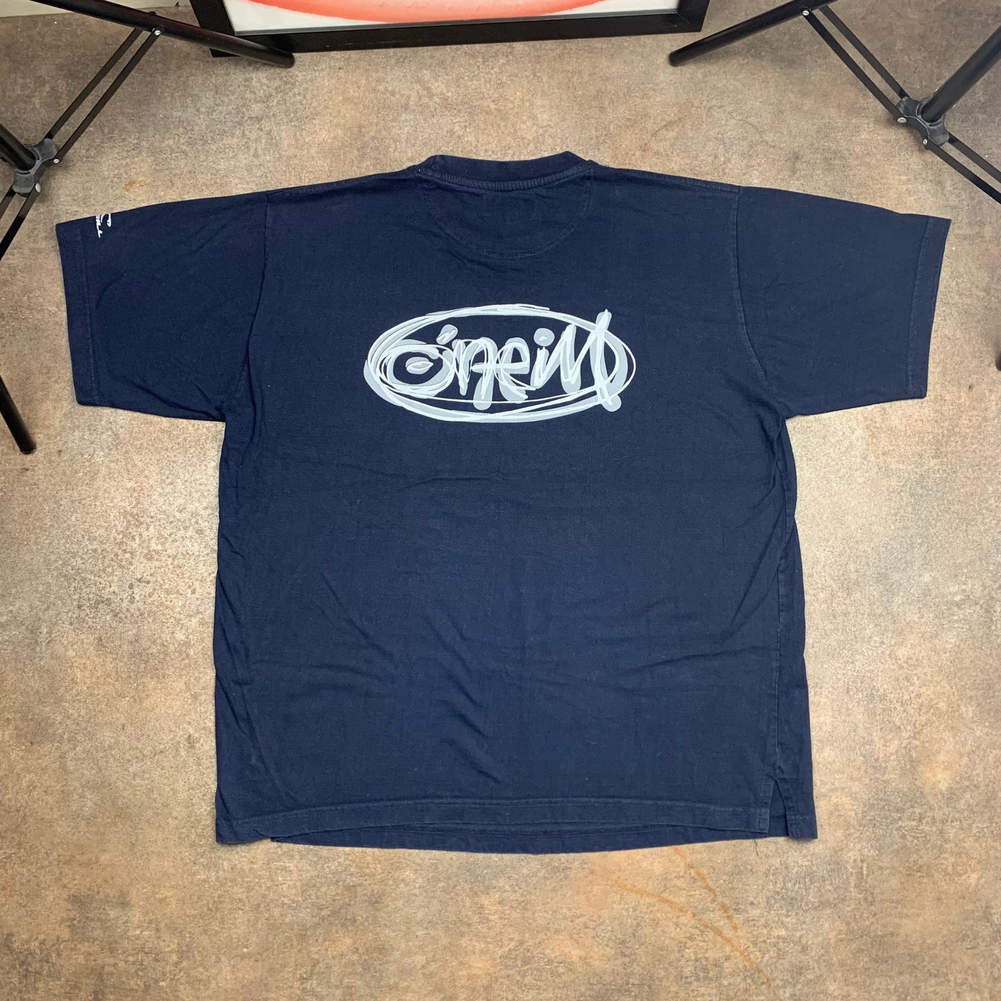 O'Neill 00s navy graphic boxy tee