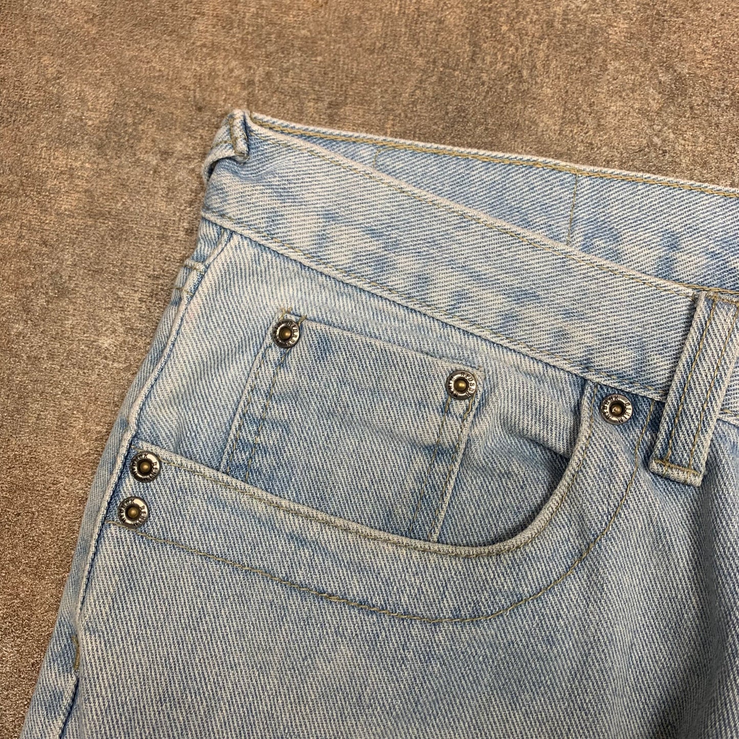 RedBox 00s baggy pale blue denim jeans