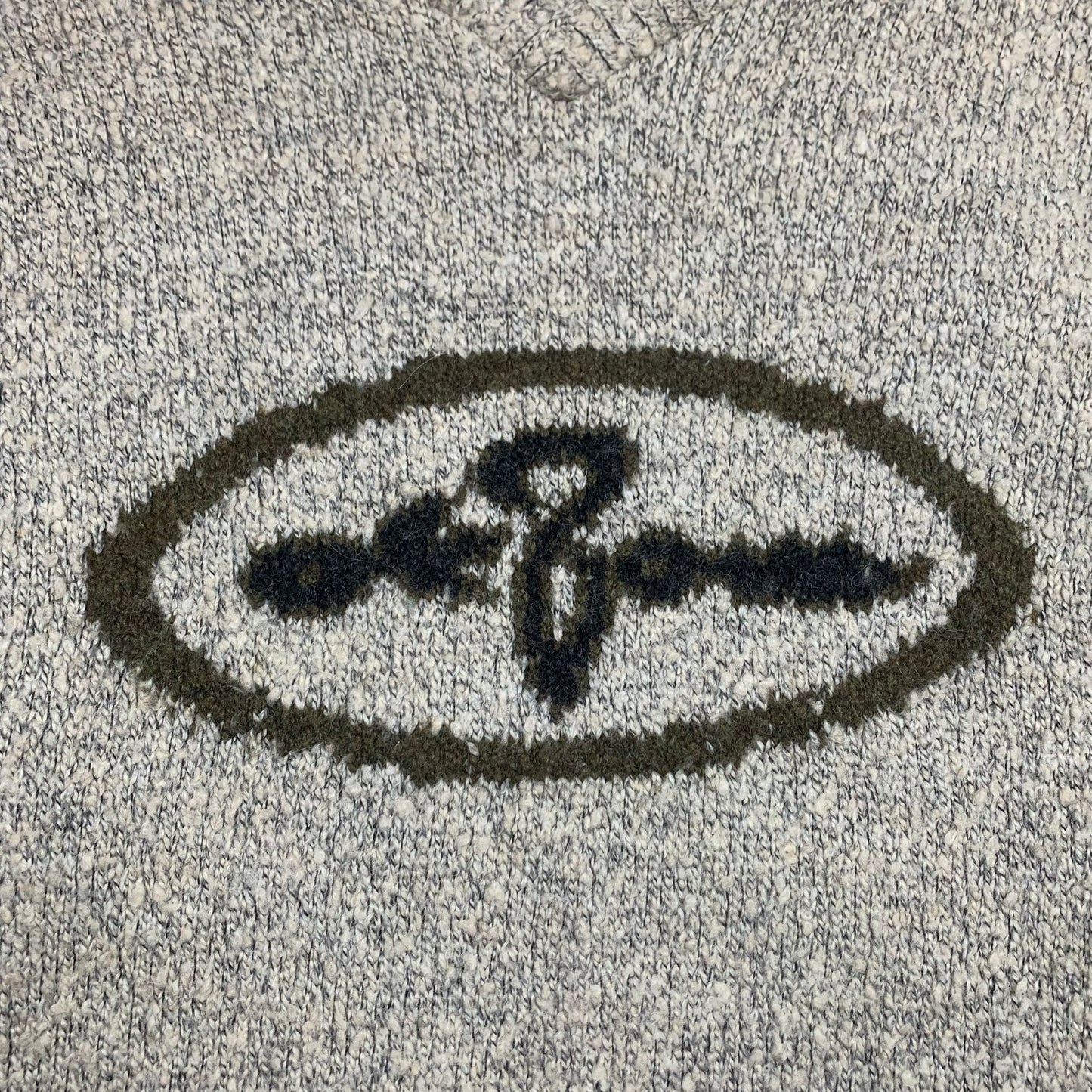 Oxbow 90s chunky knit graphic jumper