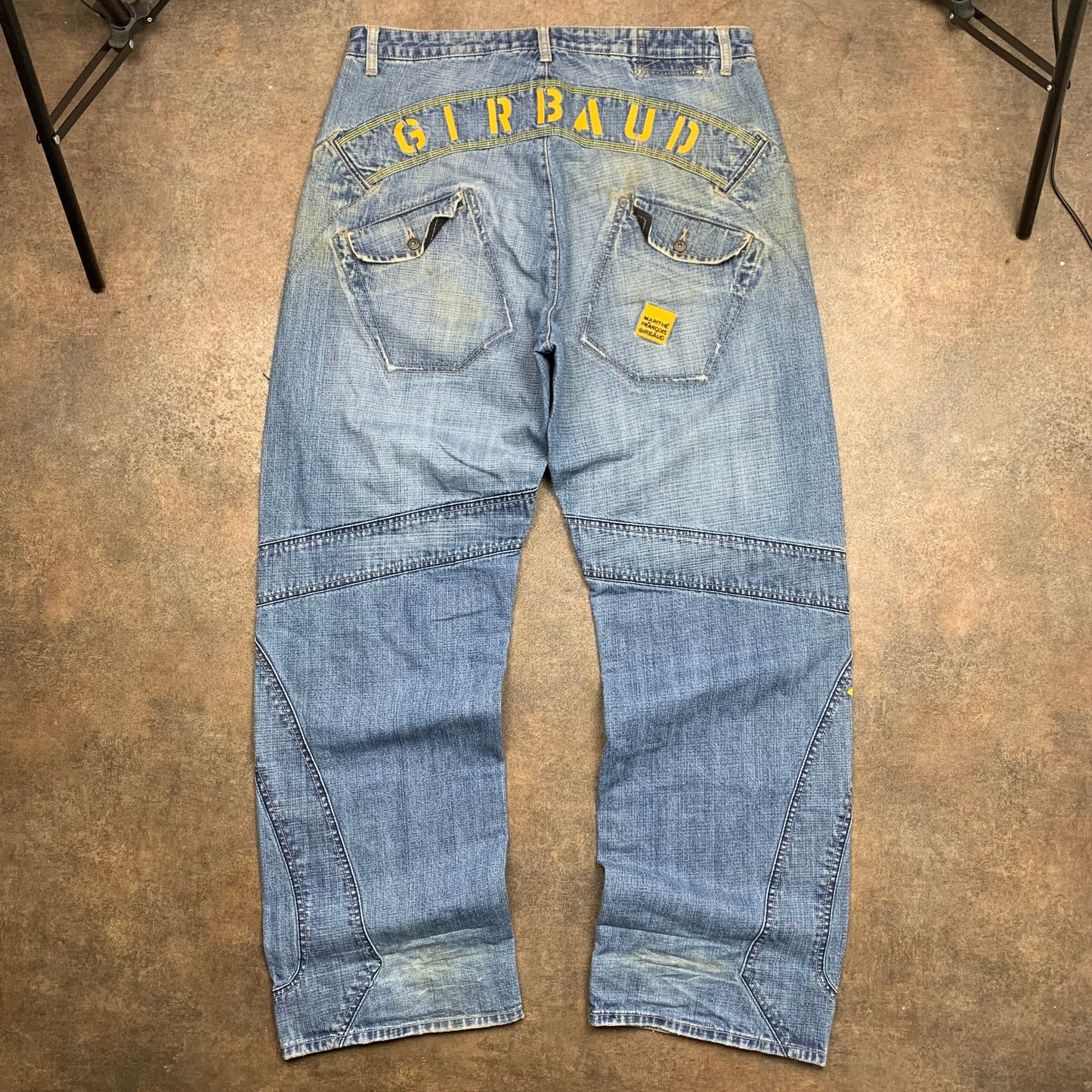 Marithé + François Girbaud 00s baggy graphic jeans