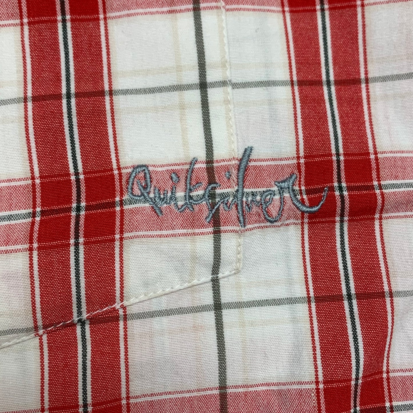 Quiksilver 00s plaid button shirt
