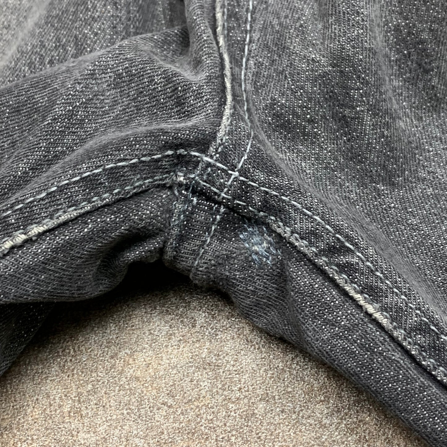 Avirex 00s baggy grey grunge denim jeans