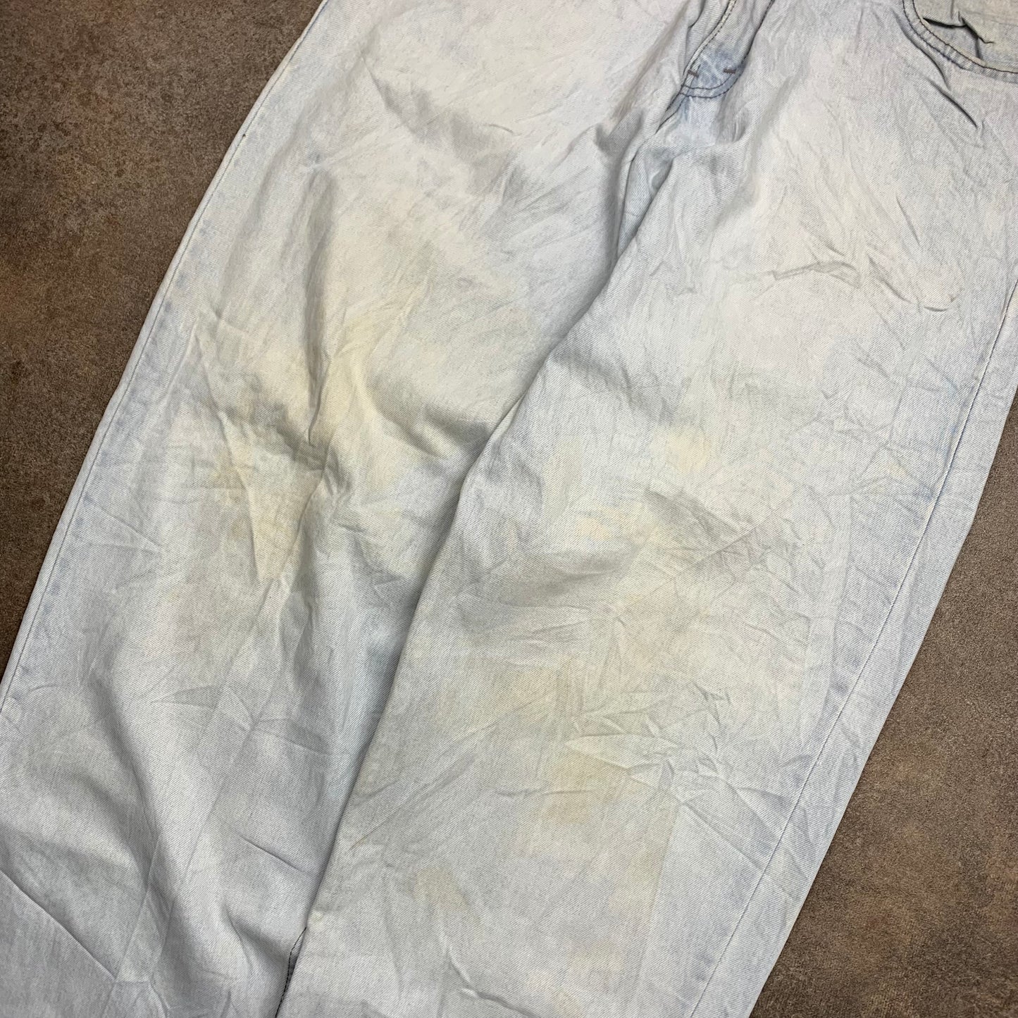 Levi's Silvertab 00s baggy pale blue jeans