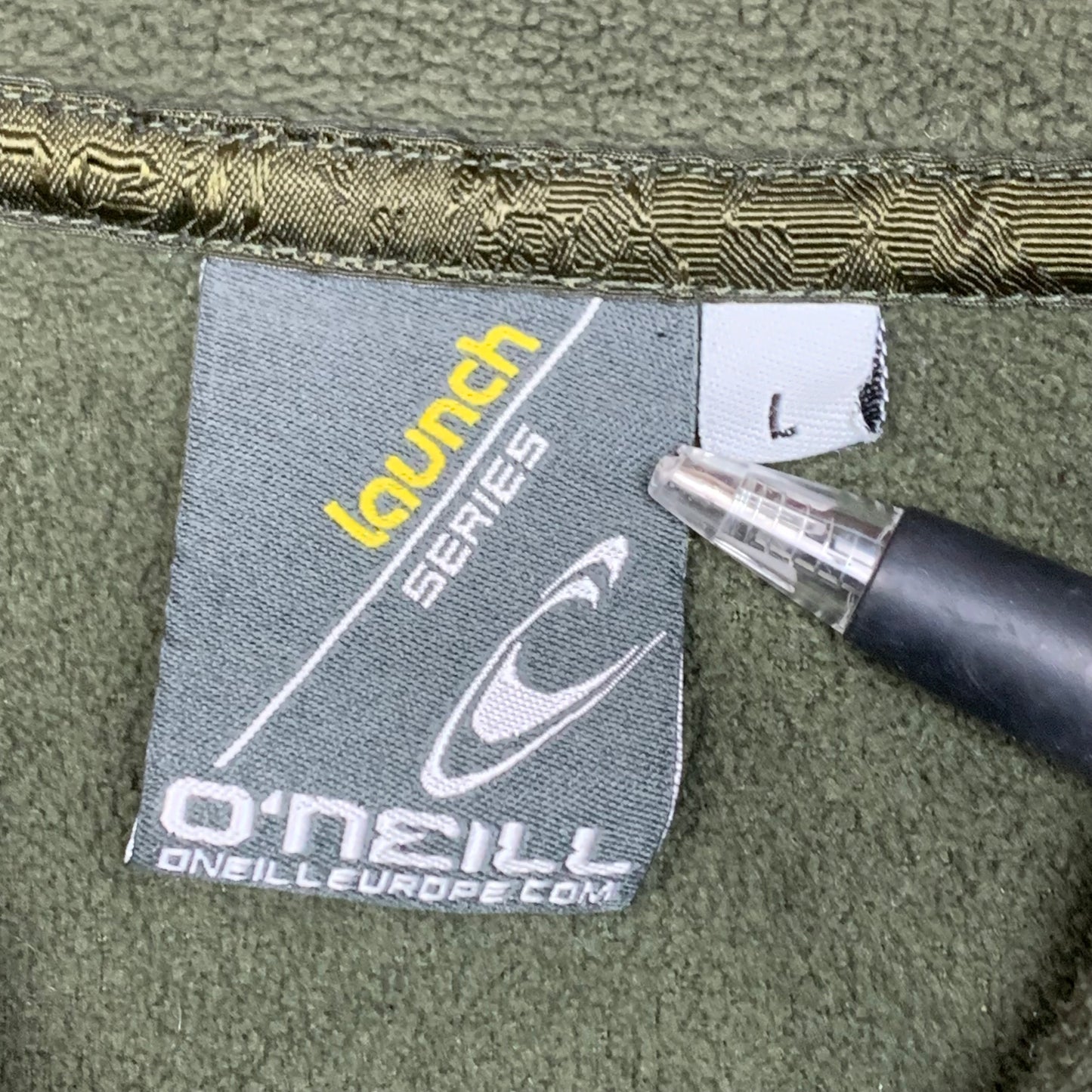 O'Neill 00s embroidered quarter zip fleece