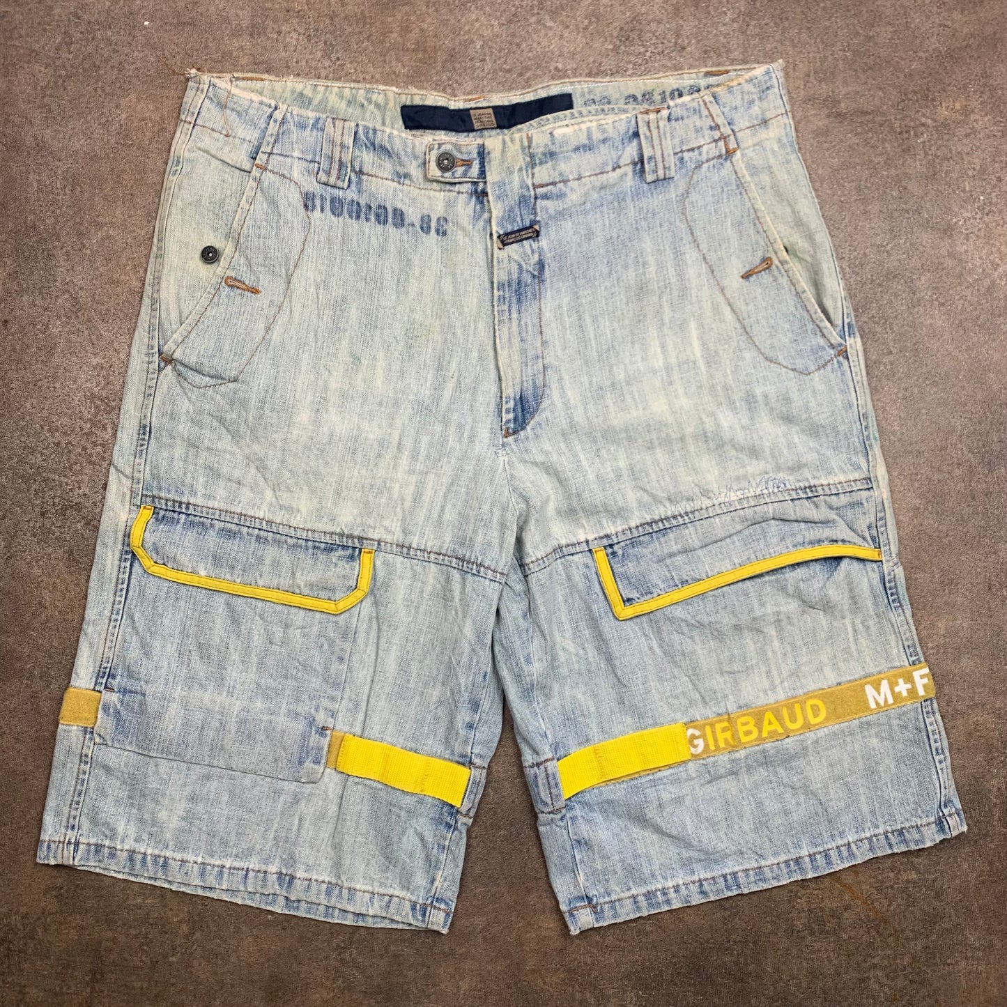 Marithé et François Girbaud 00s blue baggy jorts