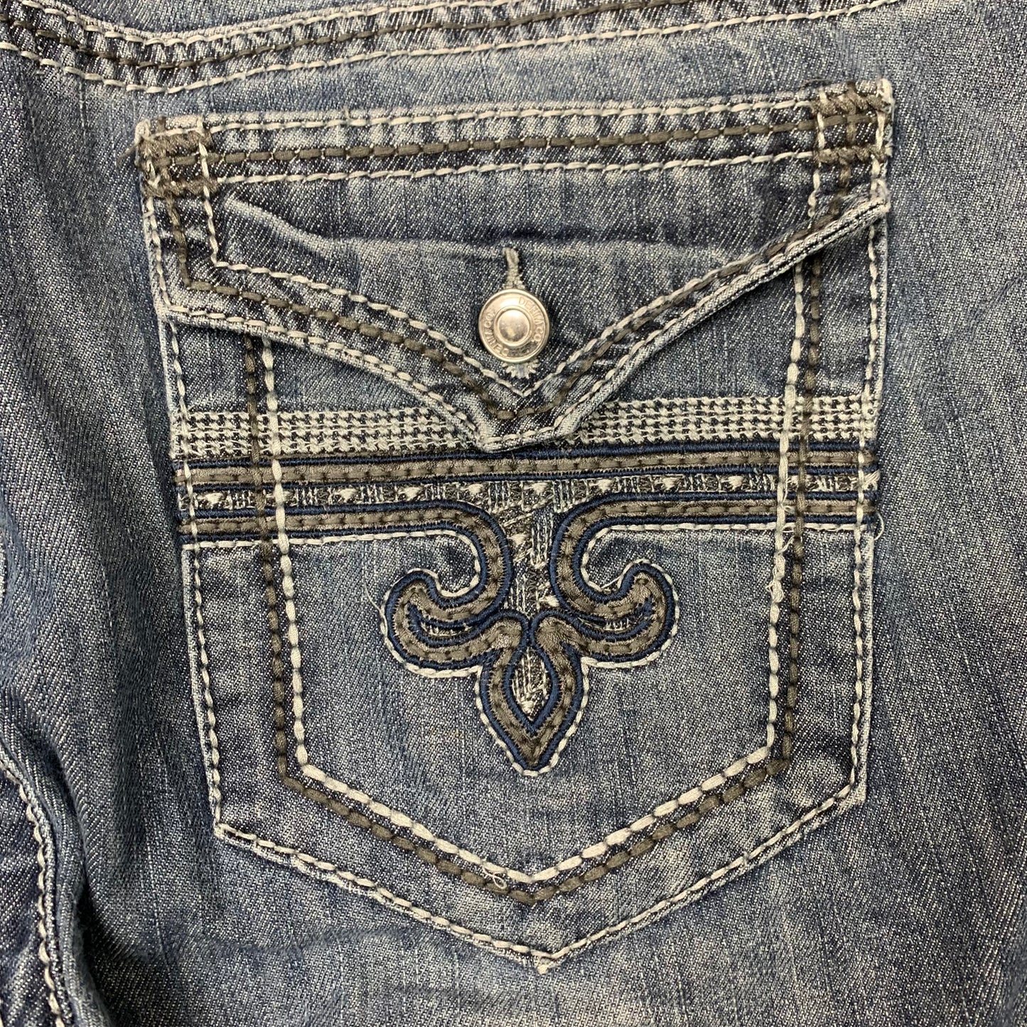 Xtreme Couture 00s baggy flared grunge jeans