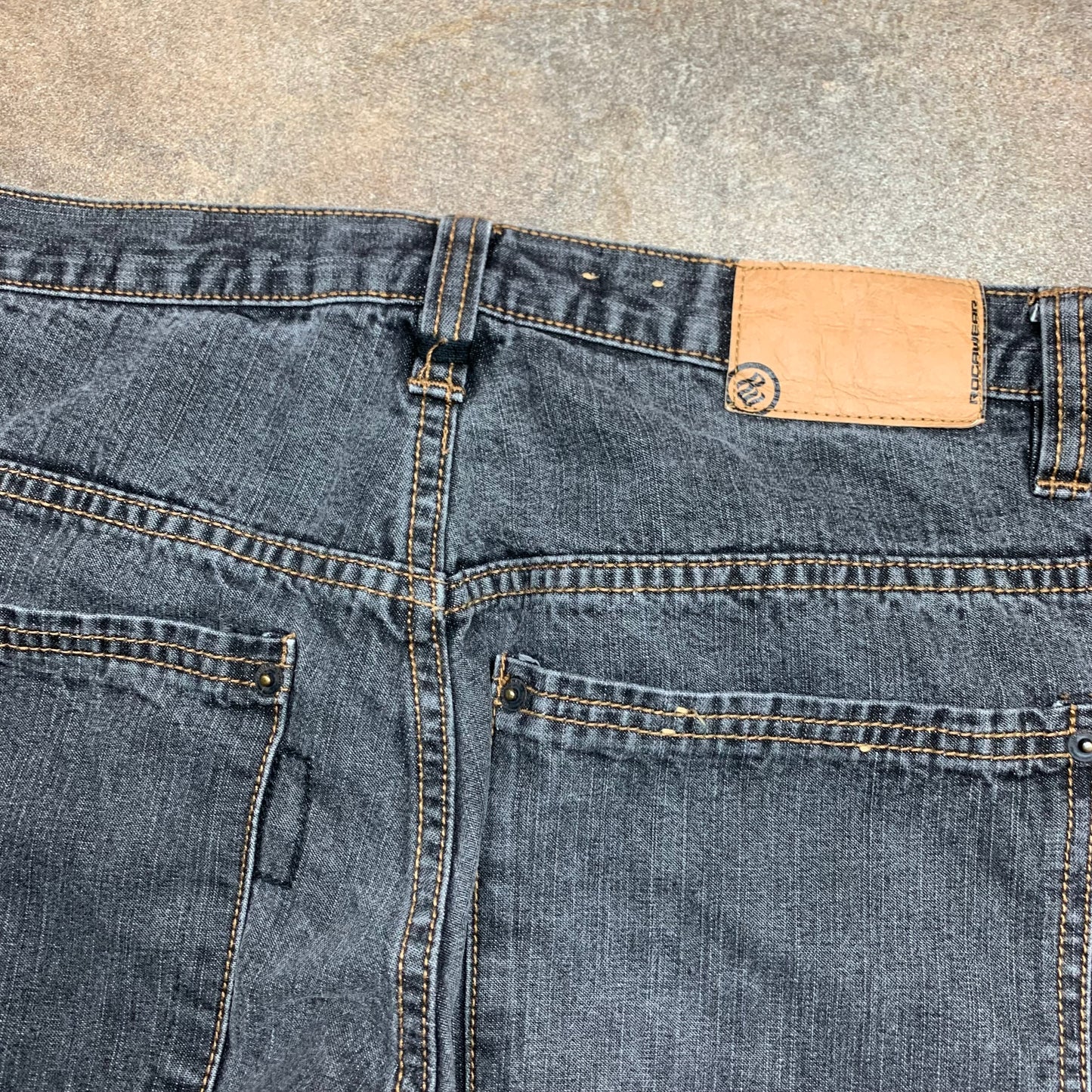 Rocawear 90s grey carpenter baggy jeans