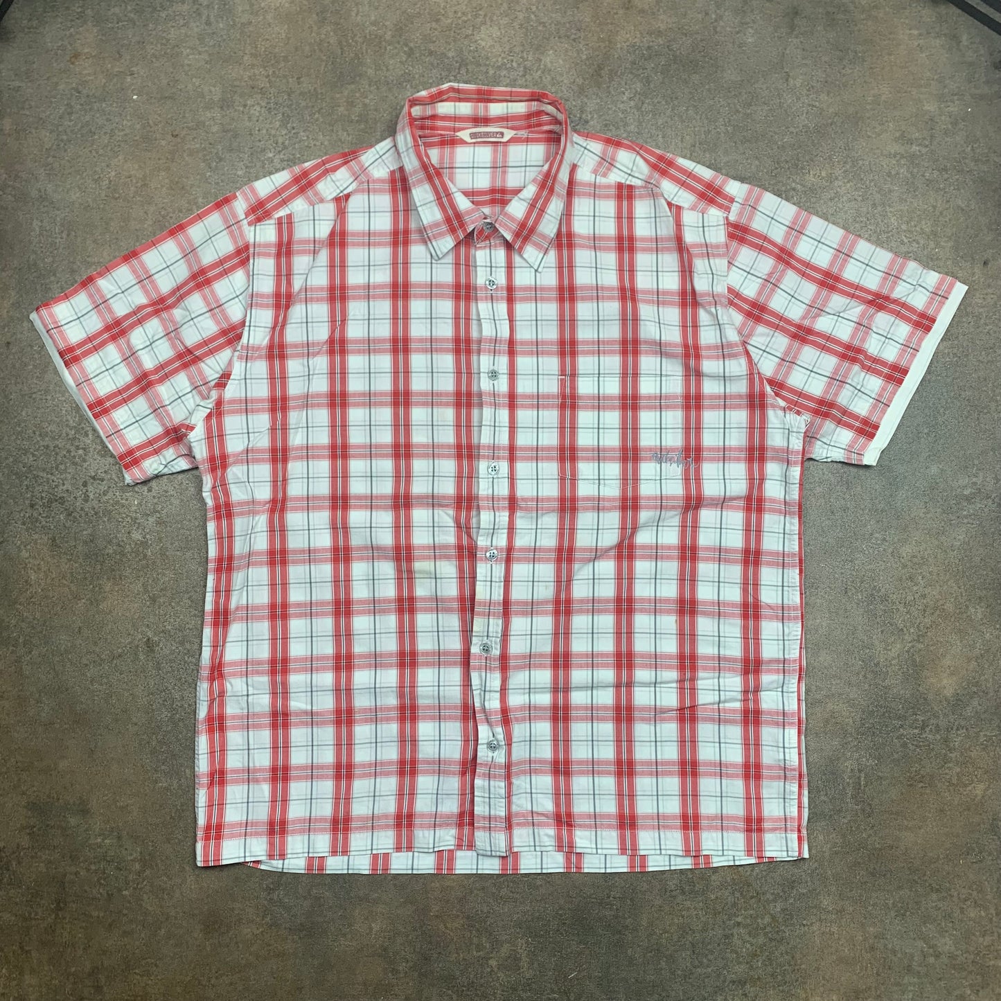 Quiksilver 00s plaid button shirt