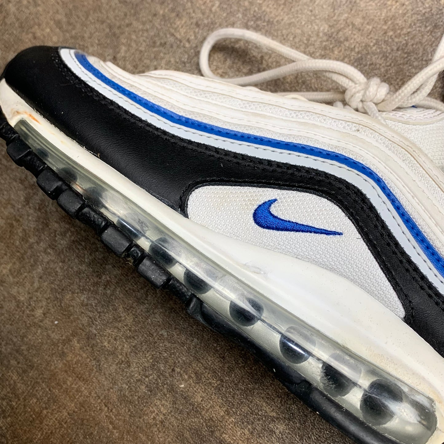 Nike Air Max 95 white blue black trainers