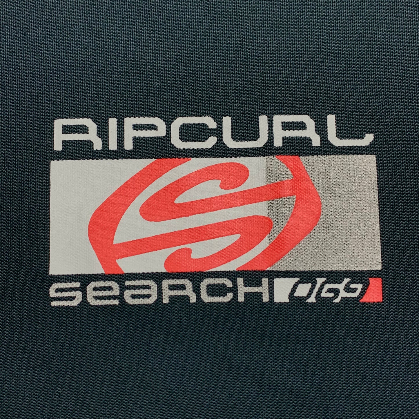 Rip Curl 00s graphic black rash vest