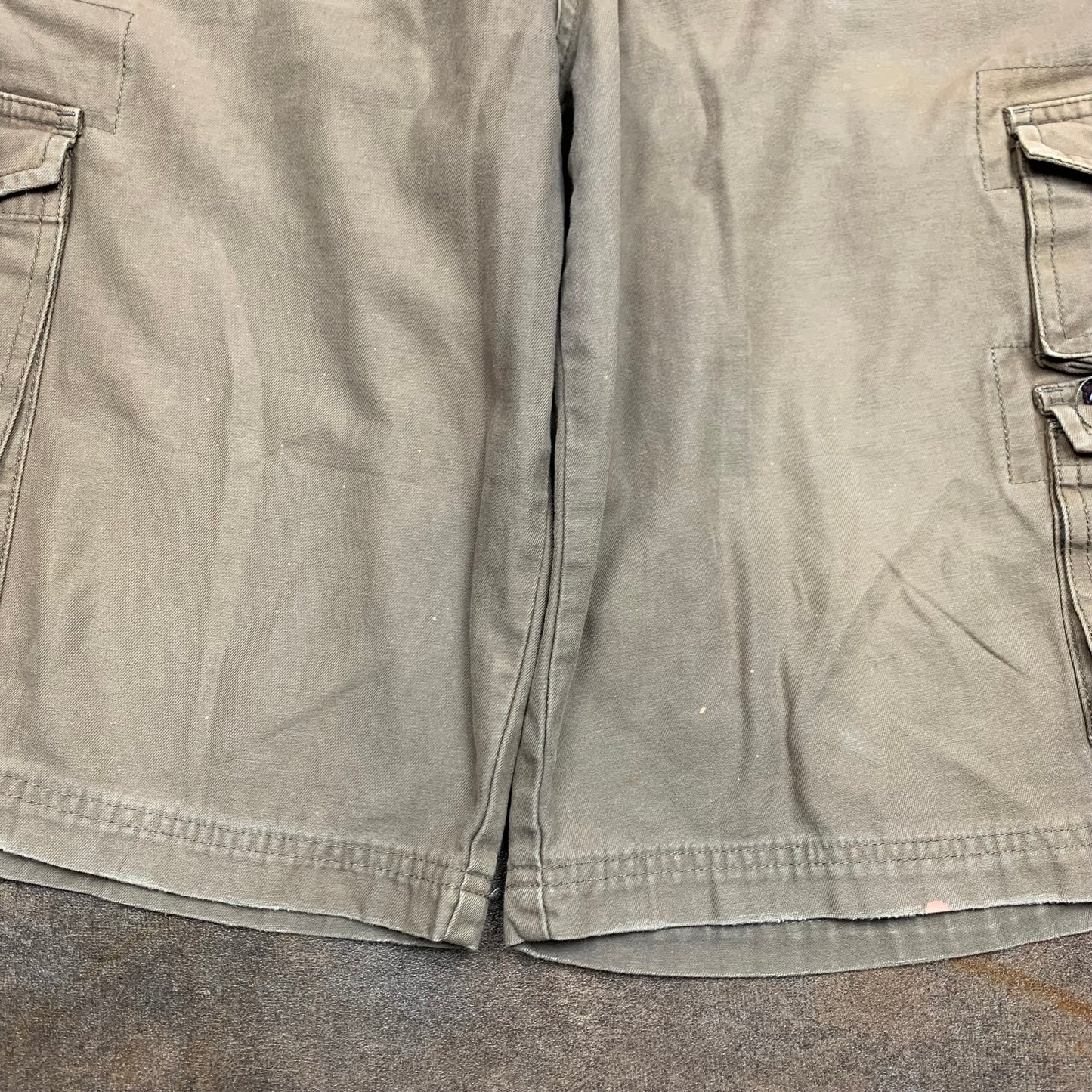 Rip Curl 00s beige baggy cargo jorts