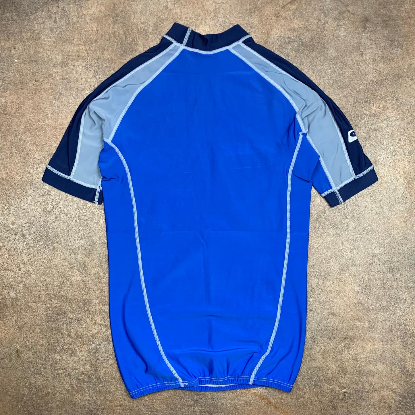 Rip Curl 90s blue graphic rash vest