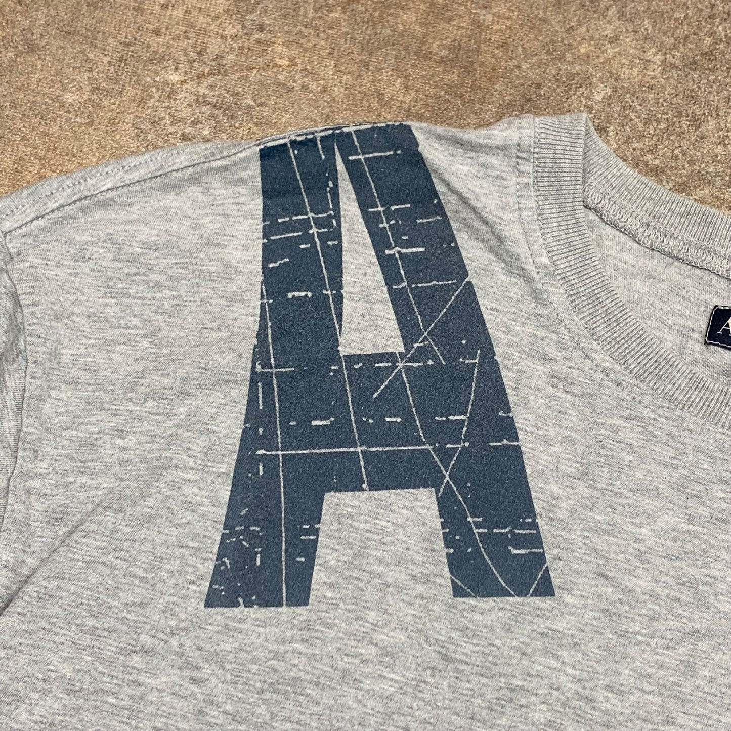Armani Jeans 00s grey long sleeve tee