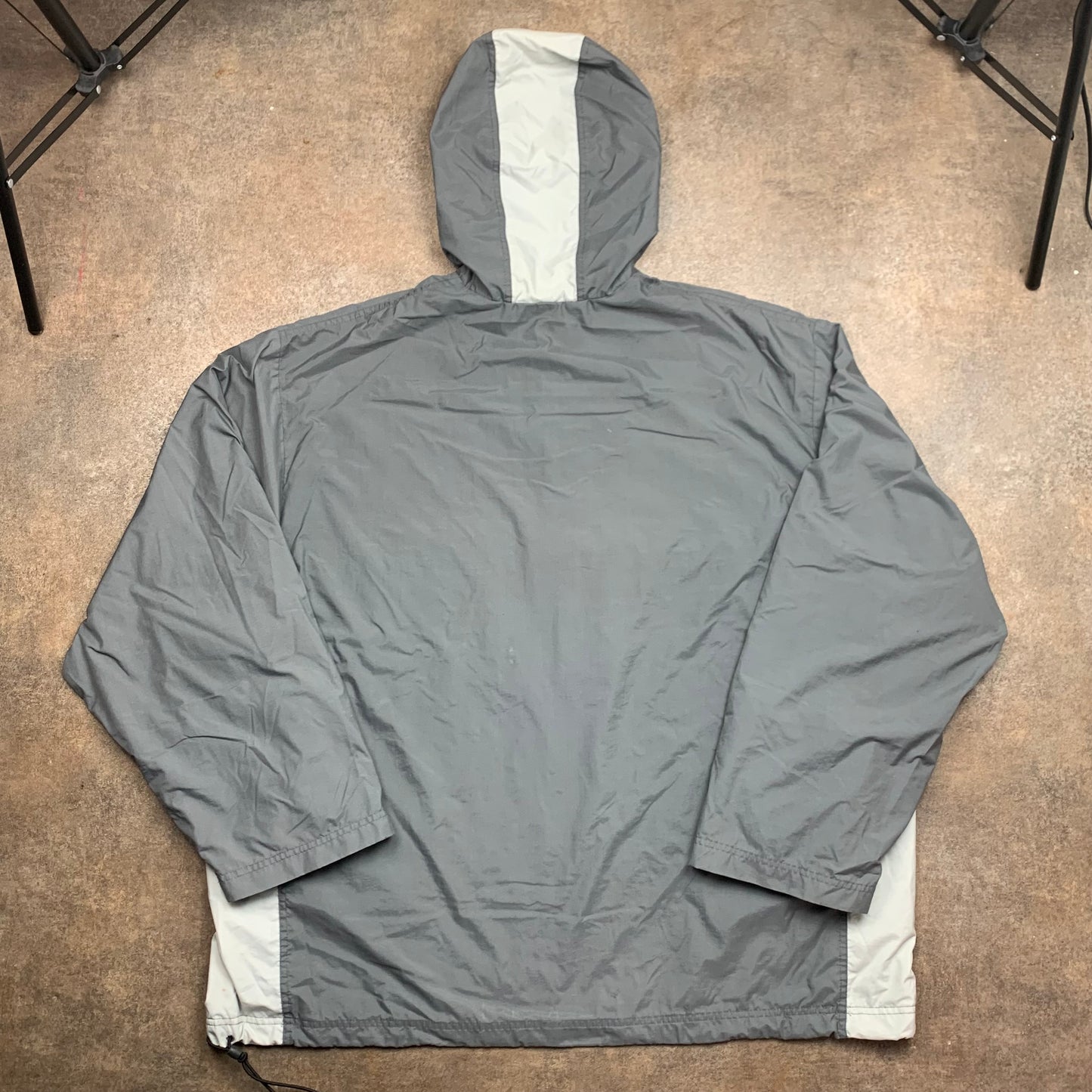 Nike 00s grey white utilised jacket