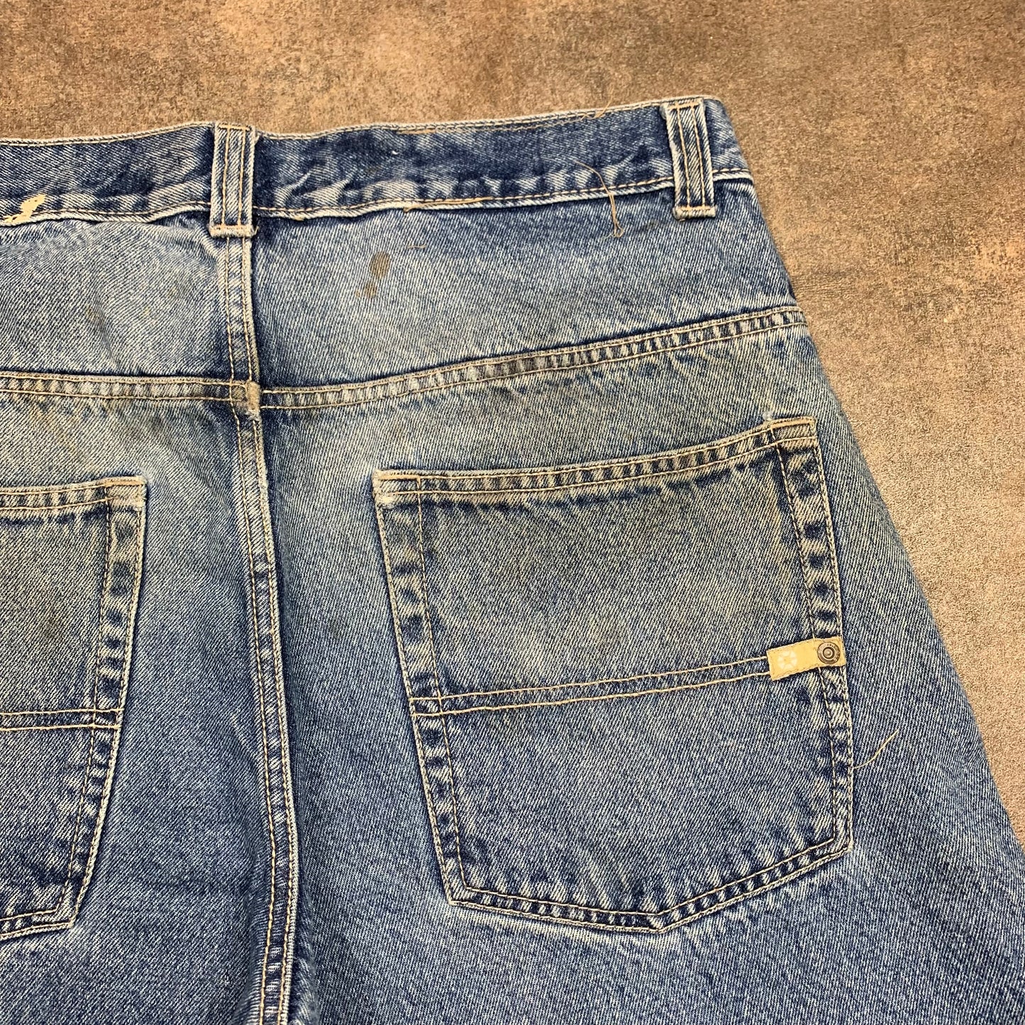 Southpole 00s blue baggy jorts