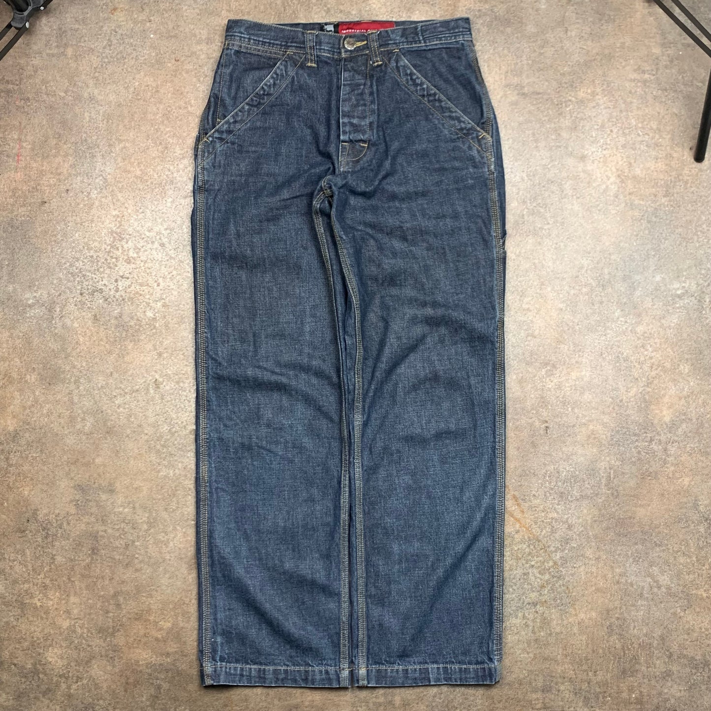 Oakley Software 00s navy baggy carpenter jeans