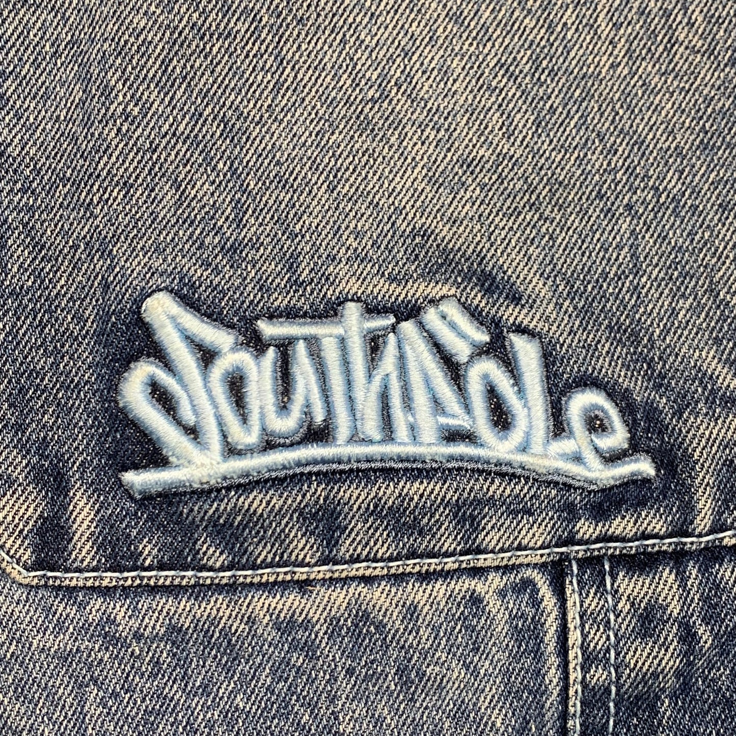 Southpole 90s blue baggy carpenter jorts