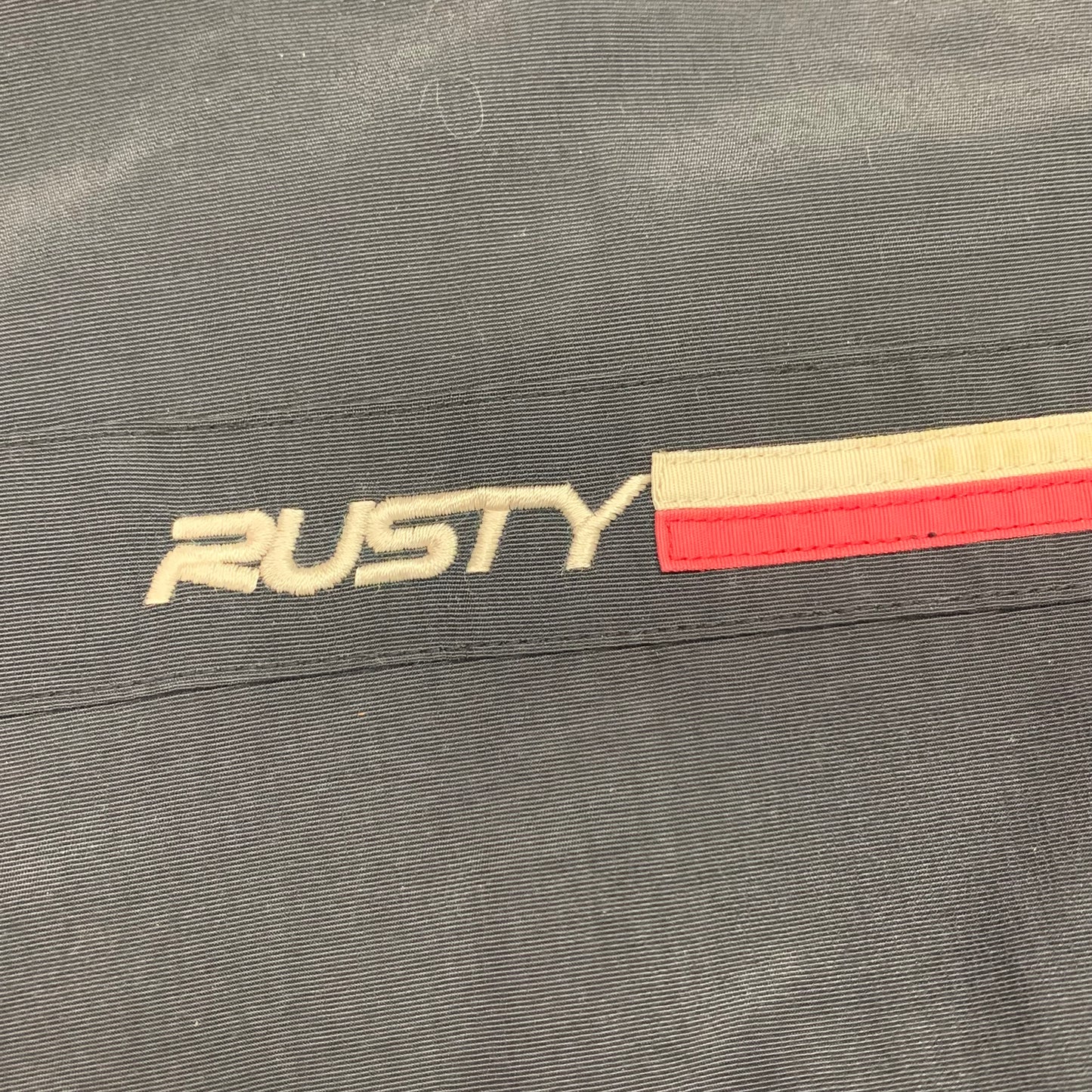 Rusty 00s black utilised track jacket