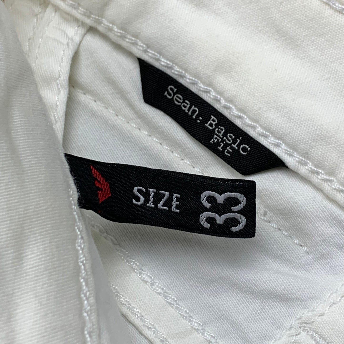 Emporio Armani executive program white chinos