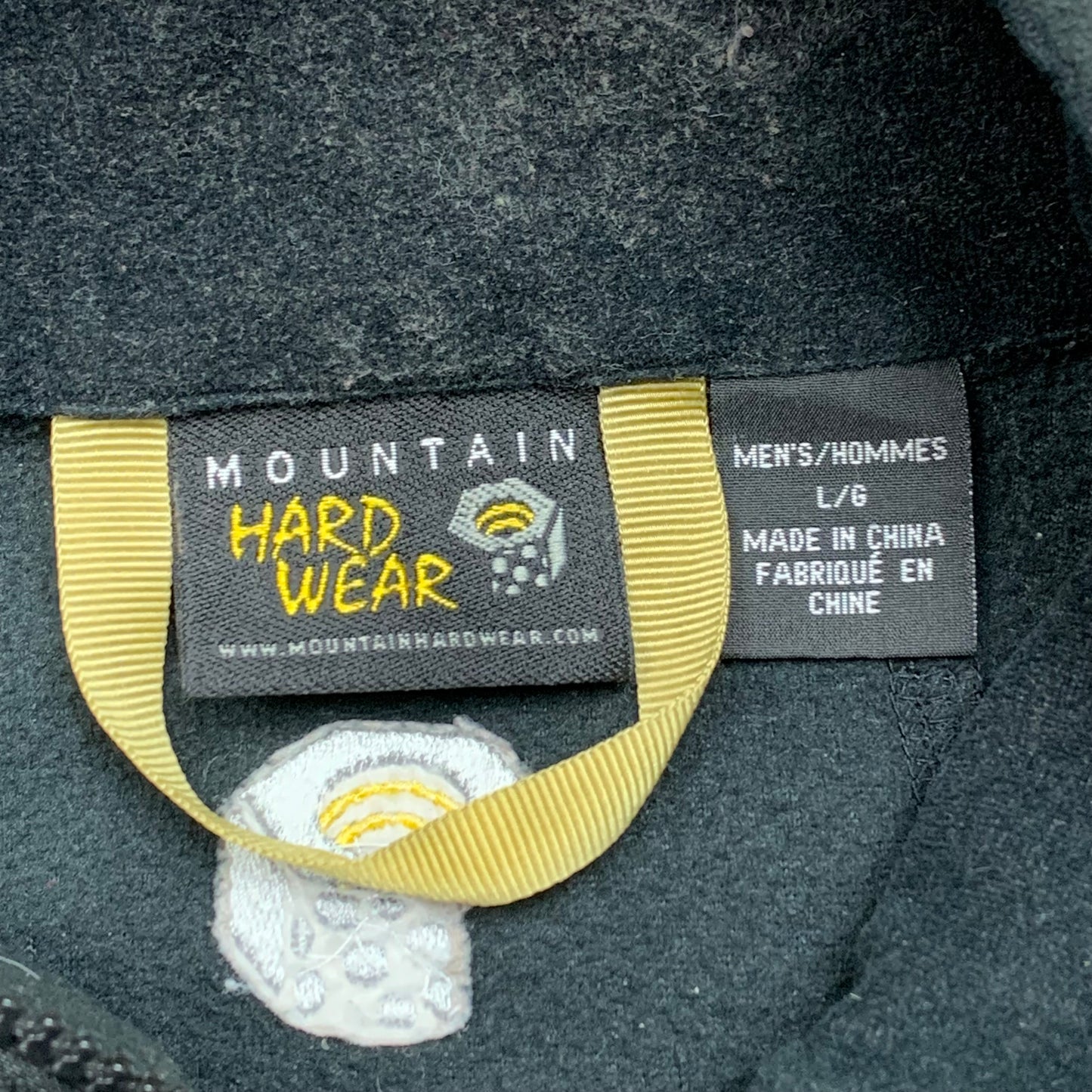 Mountain Hardwear 00s black zip fleece