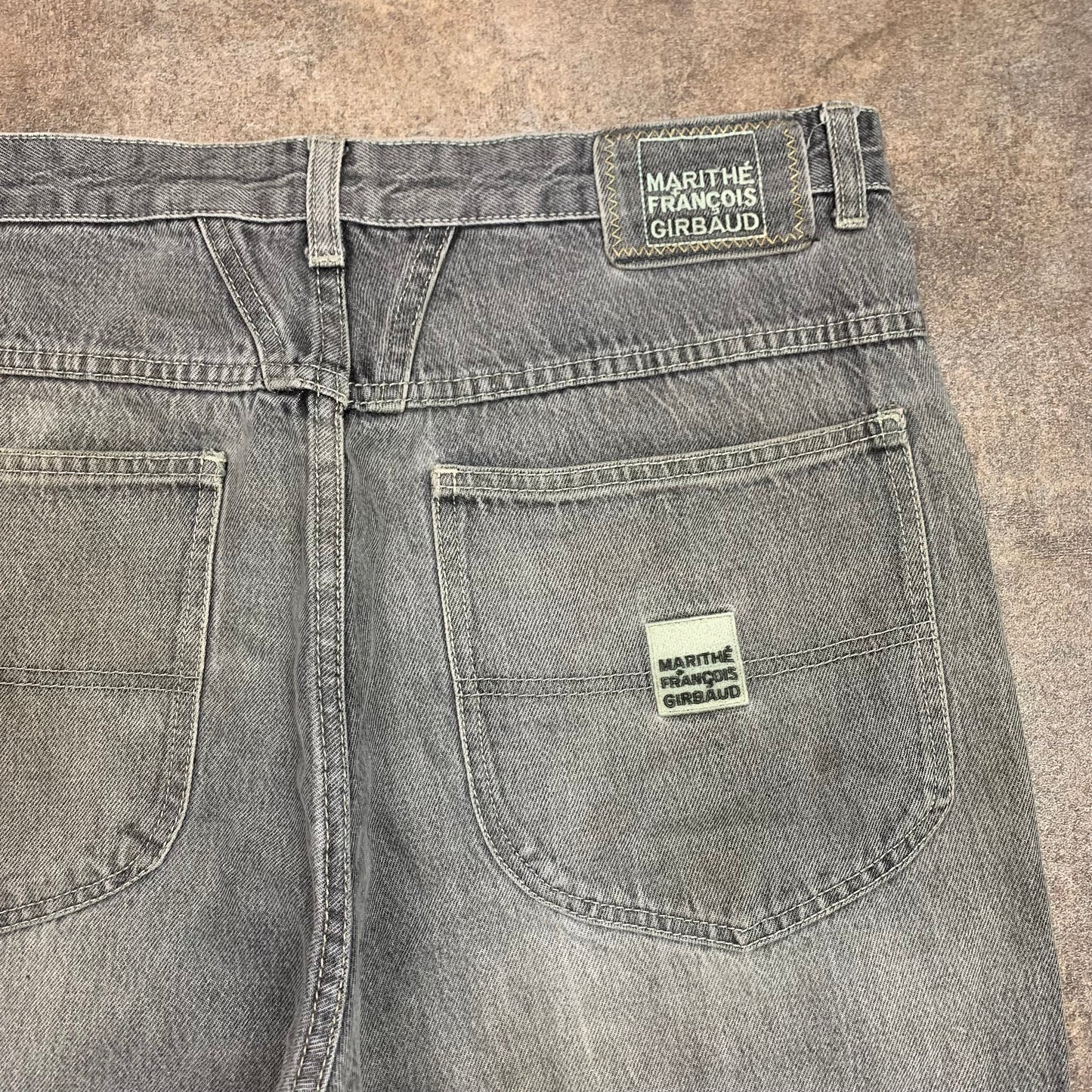Marithé + François Girbaud 00s grey baggy jeans
