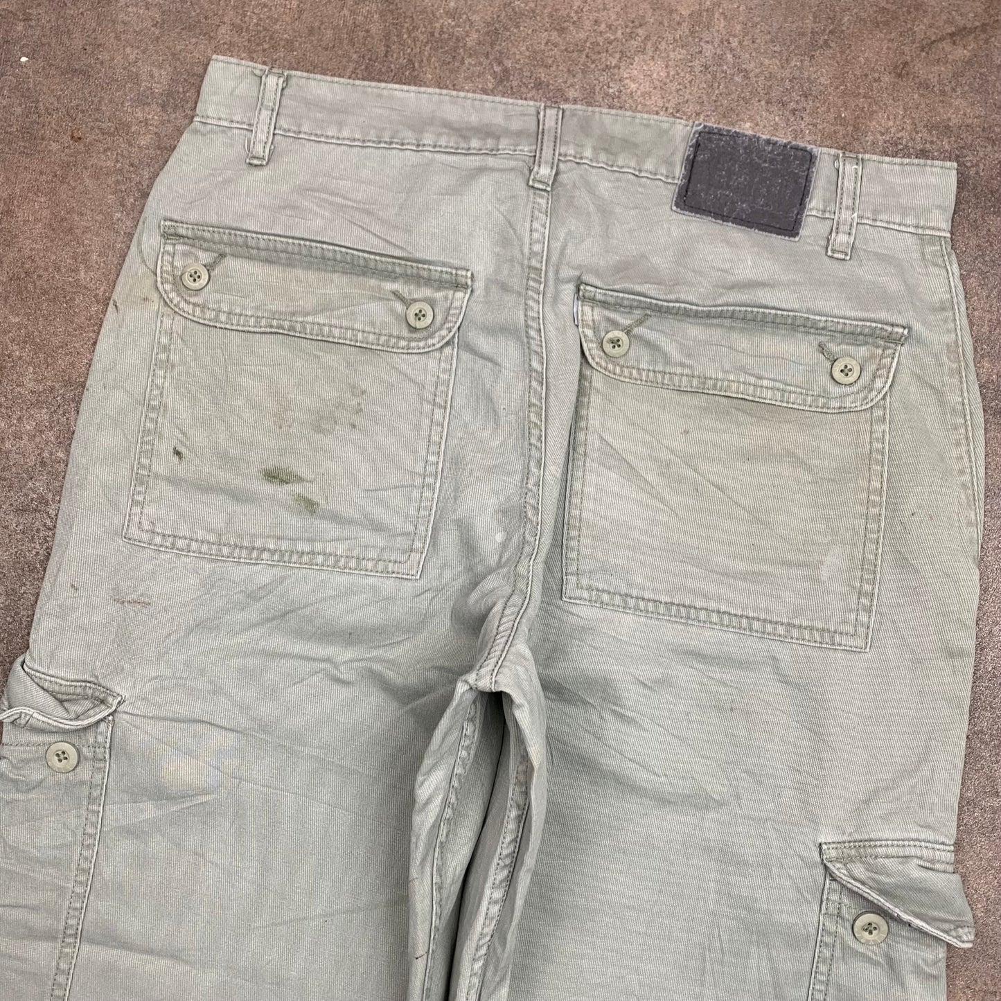 Levi's Silvertab 00s baggy beige cargo jeans